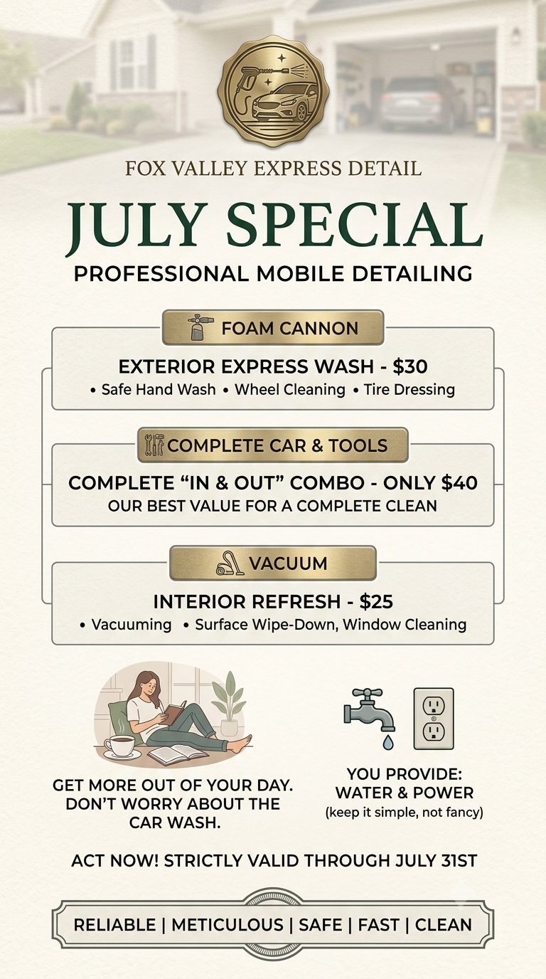 Fox Valley Express Detail Facebook ad