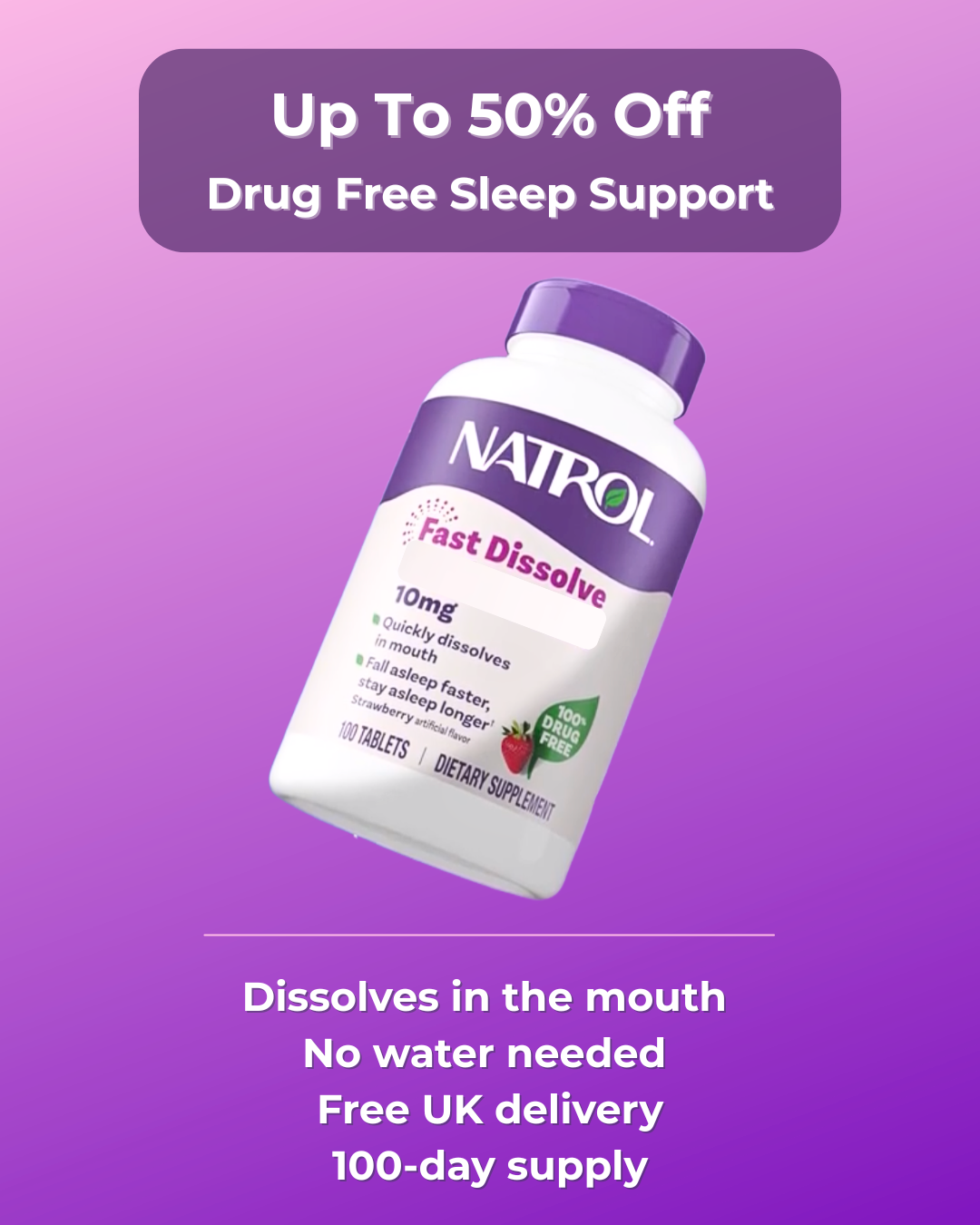 SleepAids.com Facebook ad