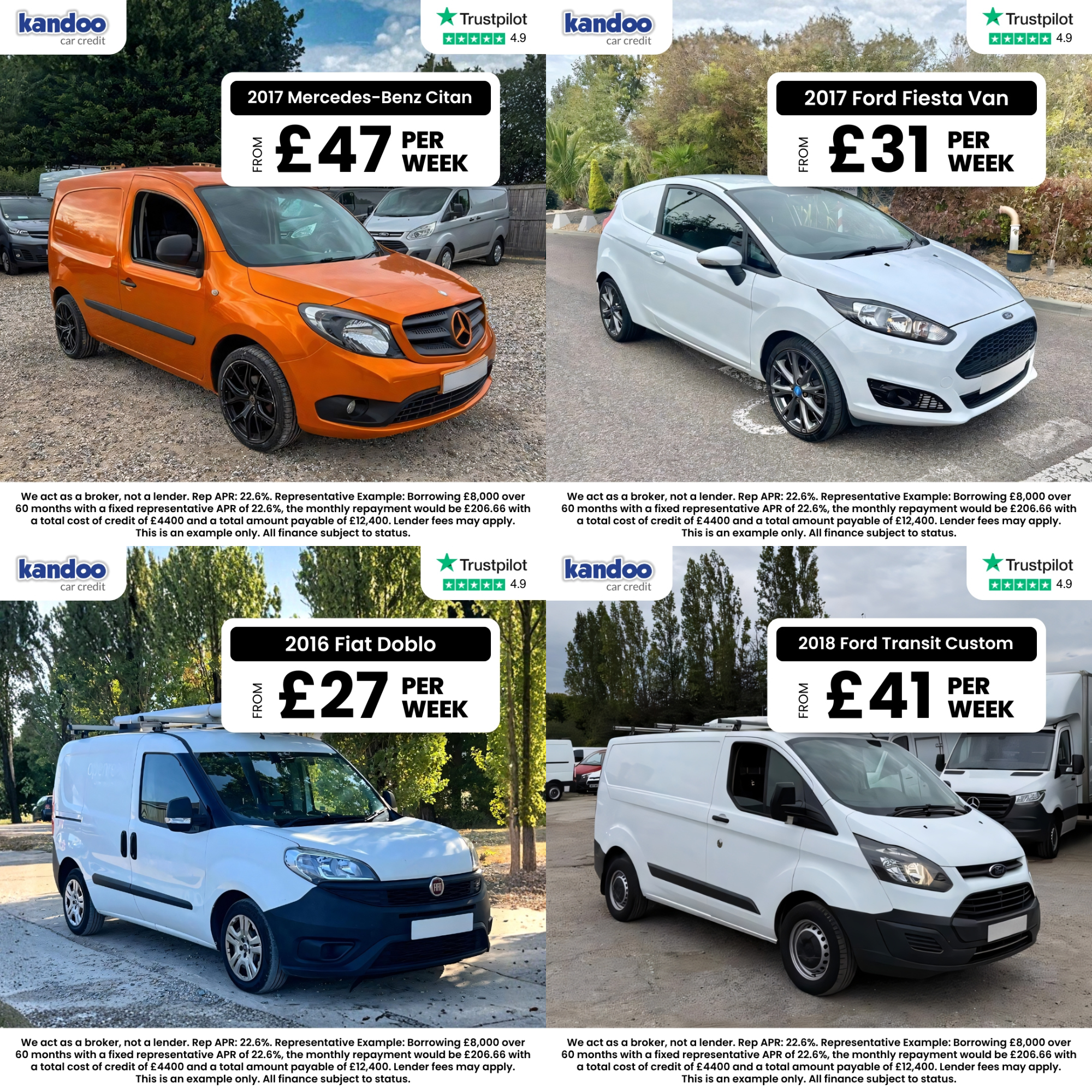 Kandoo Car Credit Facebook ad