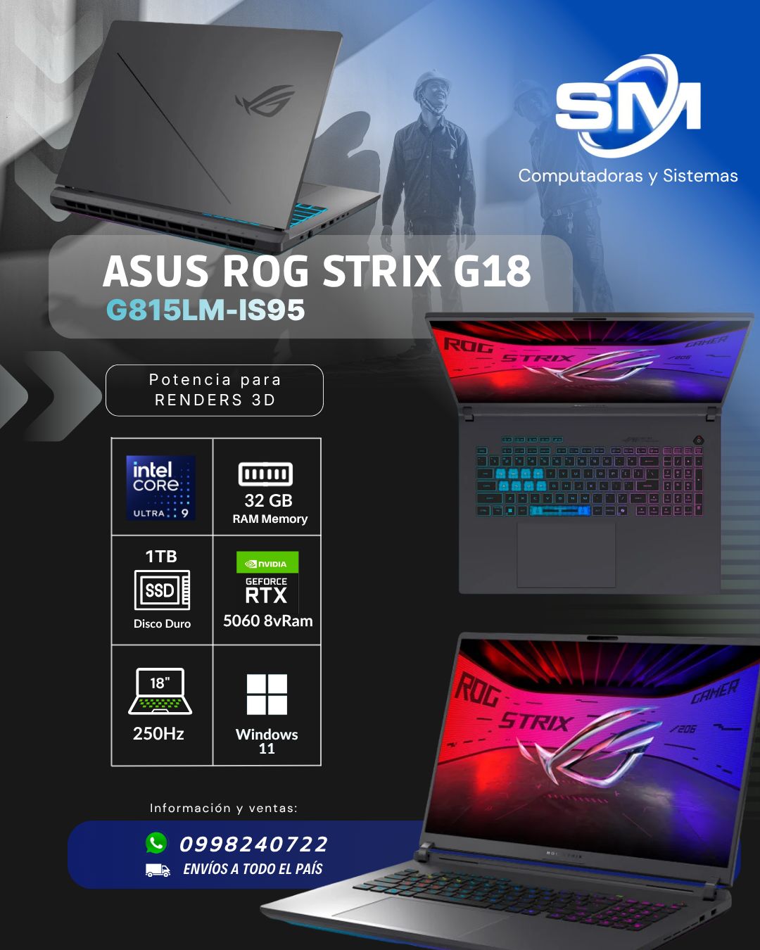 SM Computadoras y Sistemas Facebook ad: Potencia Profesional