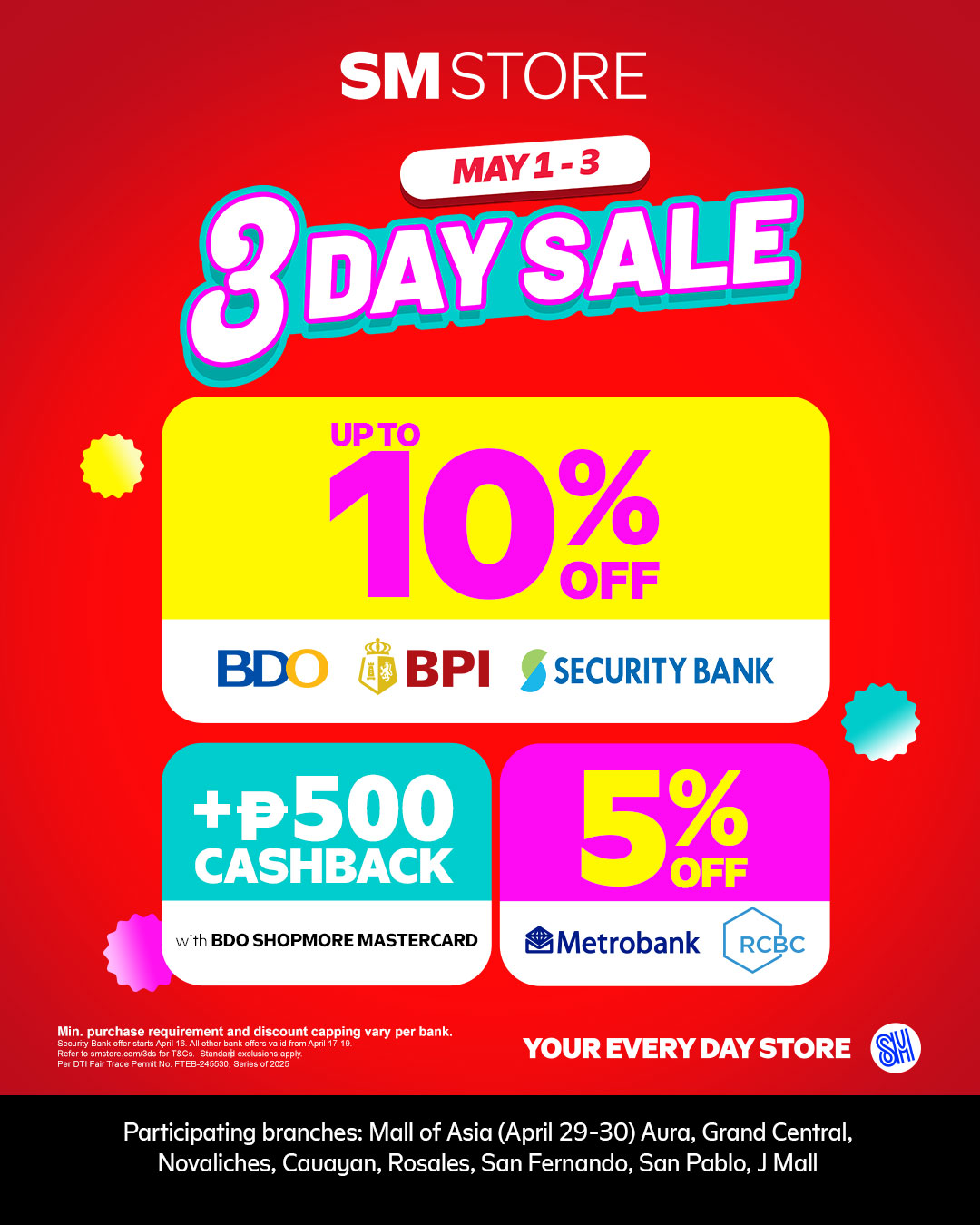 SM Store Facebook ad