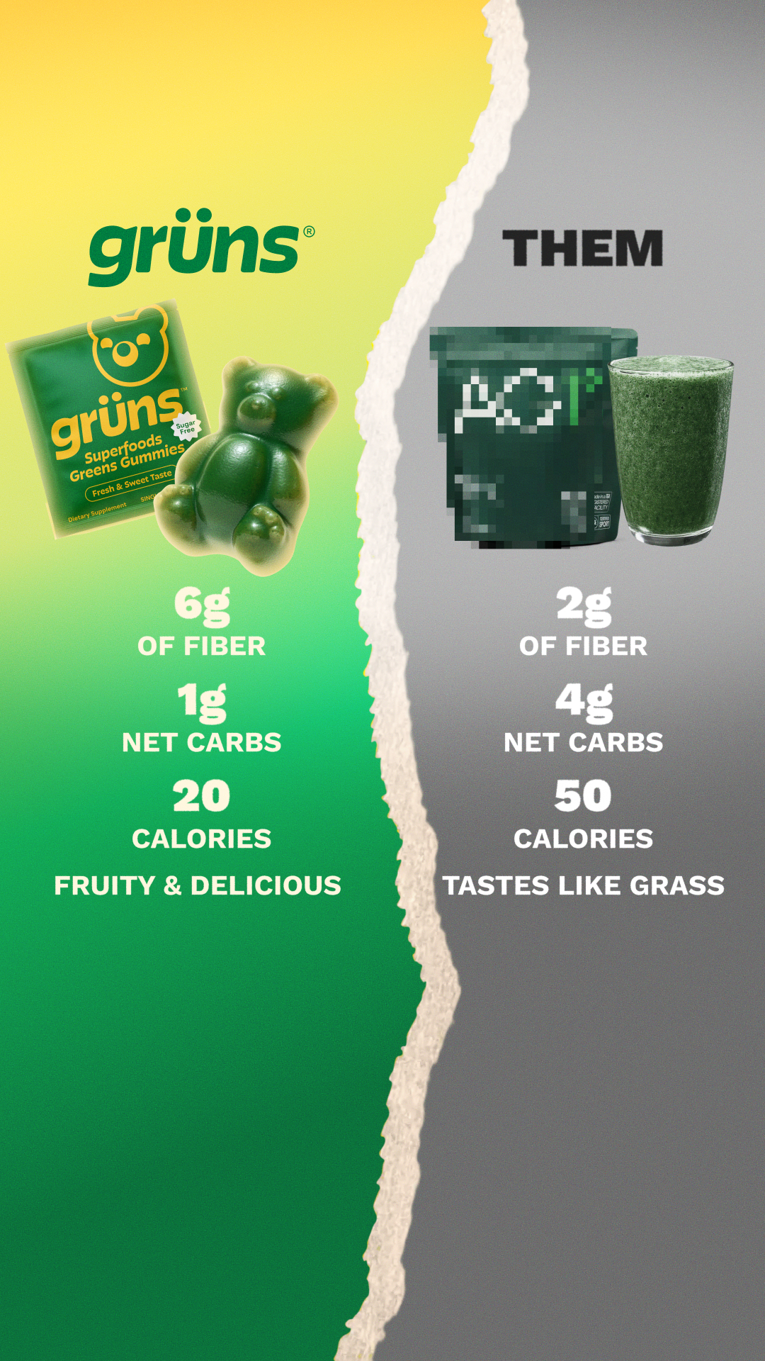 Grüns Facebook ad