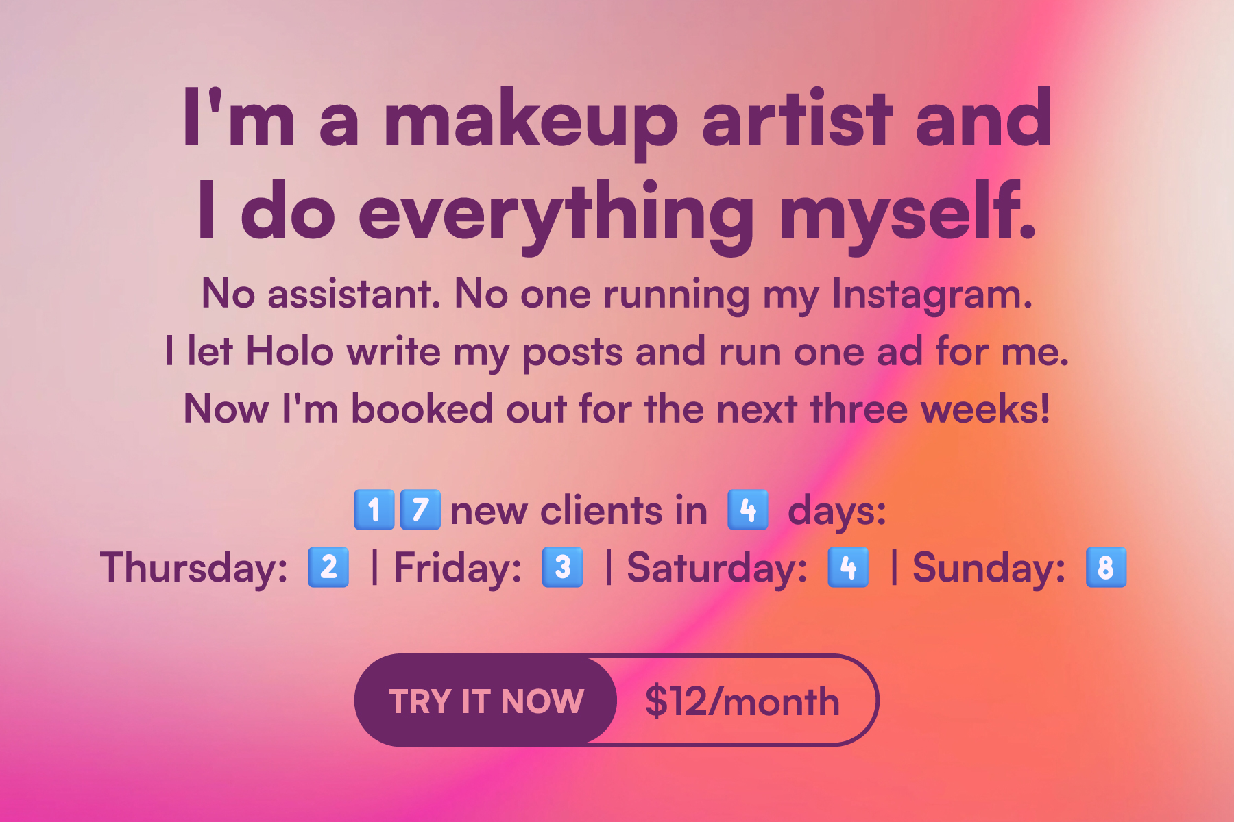 Holo Facebook ad