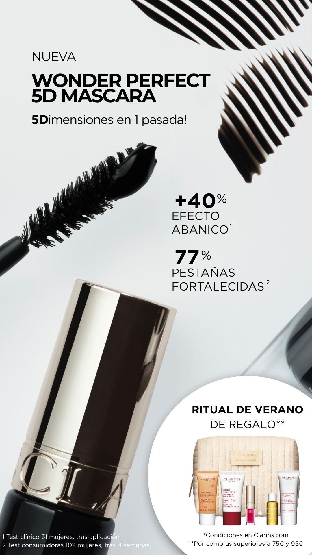 Clarins Facebook ad