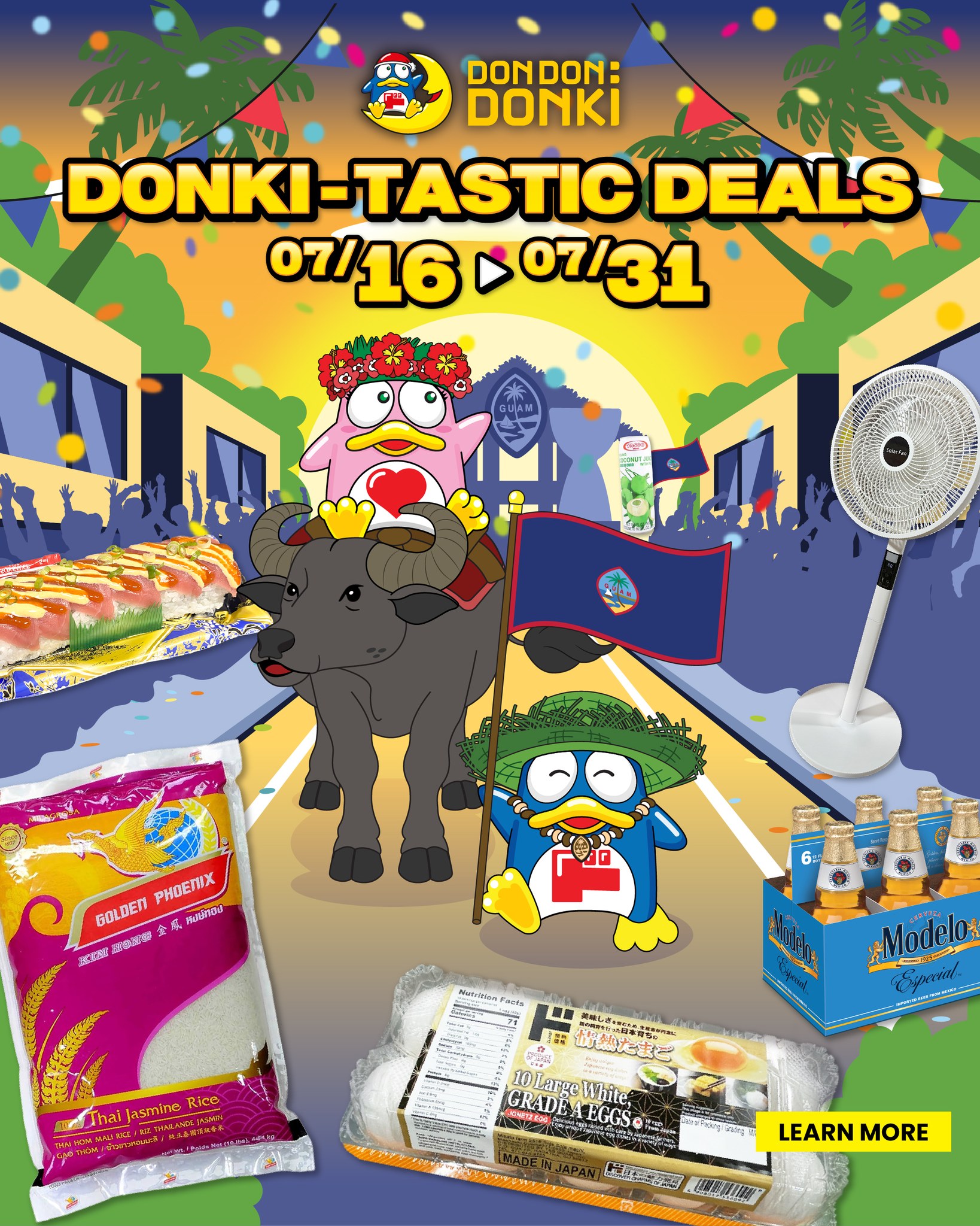 DON DON DONKI Guam Facebook ad