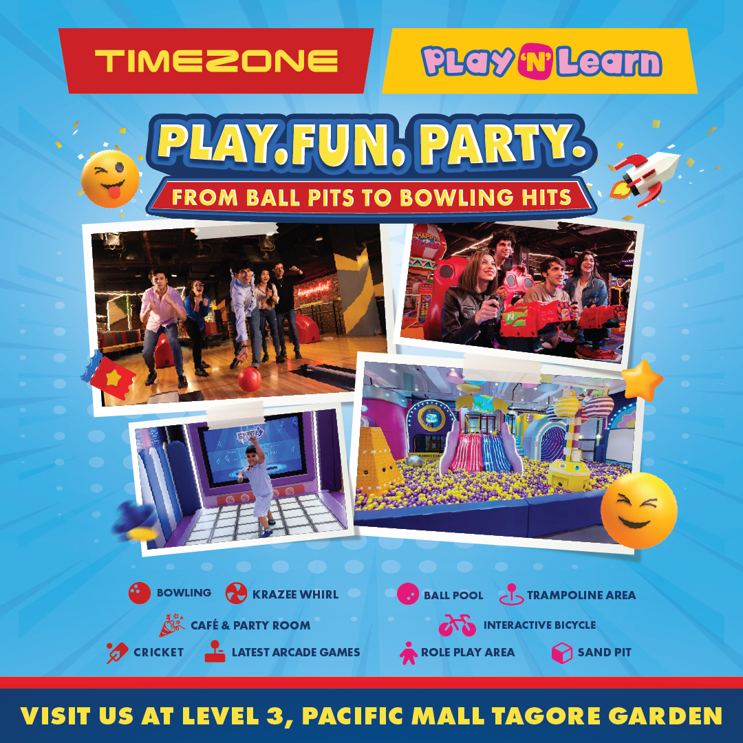 Timezone India Facebook ad: Play. Fun. Party!