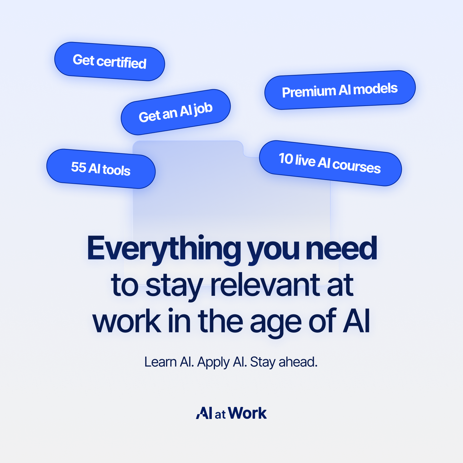 AIatWork Facebook ad: Worried AI will change your job?