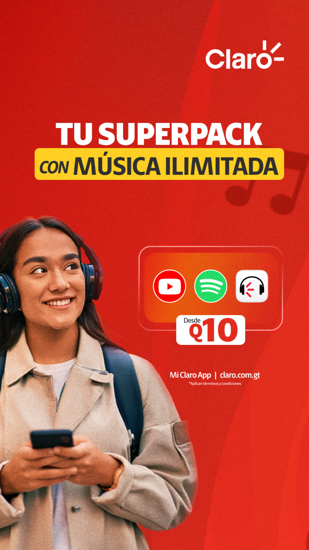 Claro Guatemala Facebook ad
