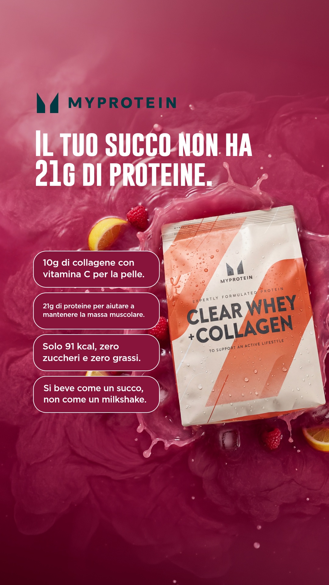 Myprotein Facebook ad
