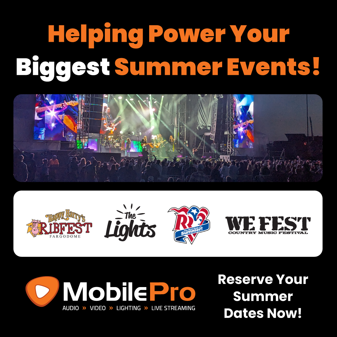 Mobile Pro Facebook ad: Planning Your Summer Event?