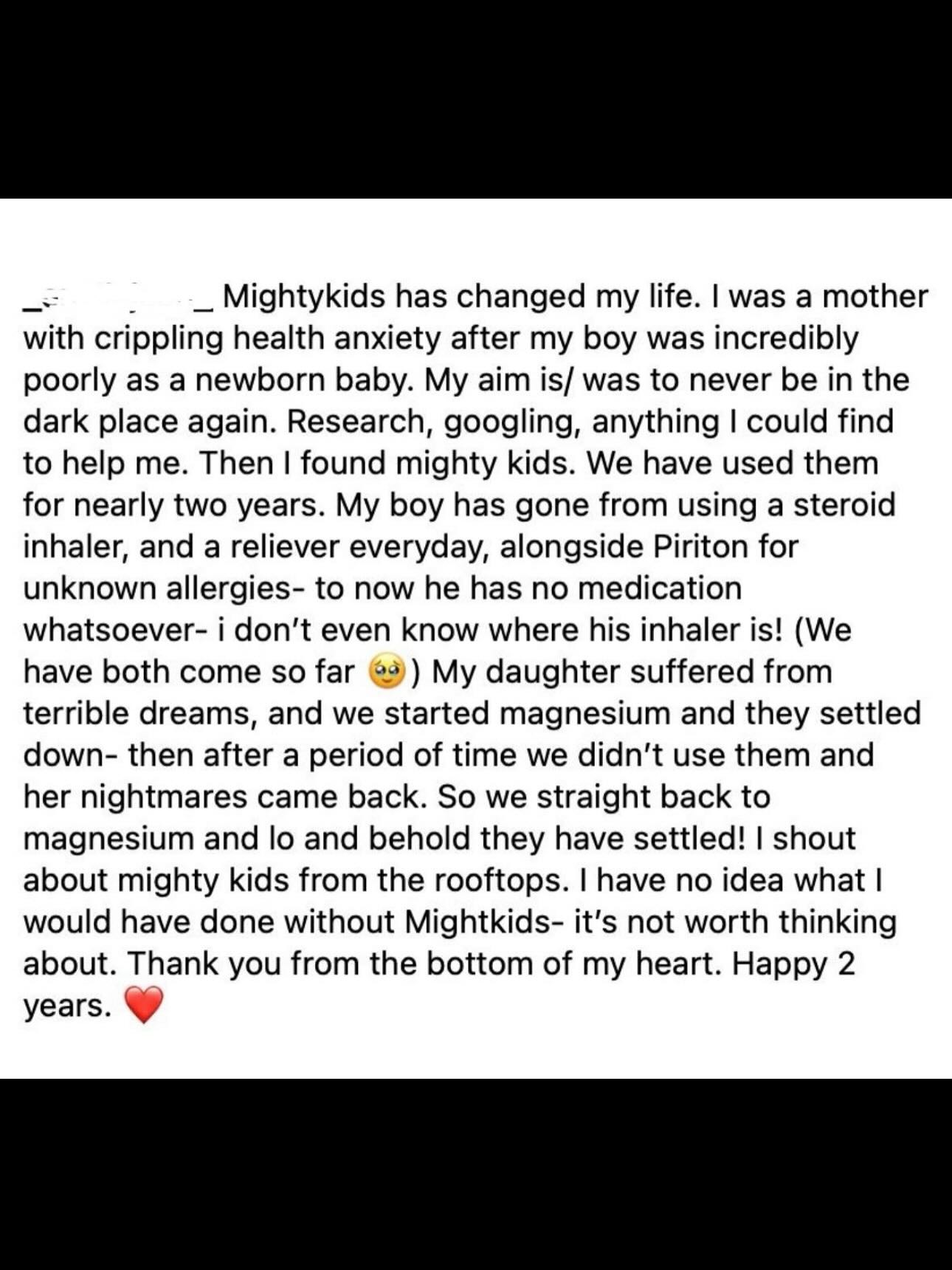 Mighty Kids Facebook ad