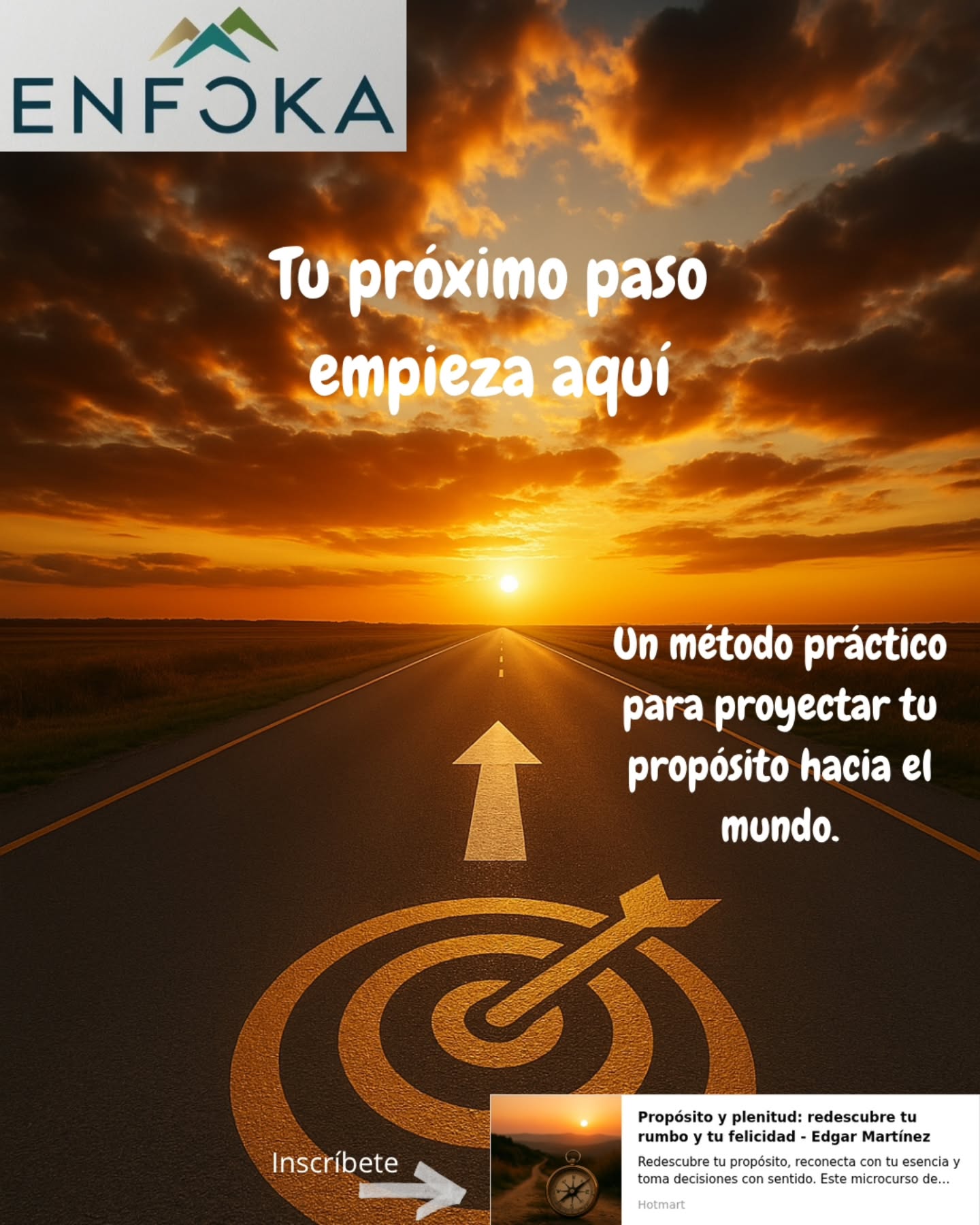 enfokacursos Facebook ad: Link de curso