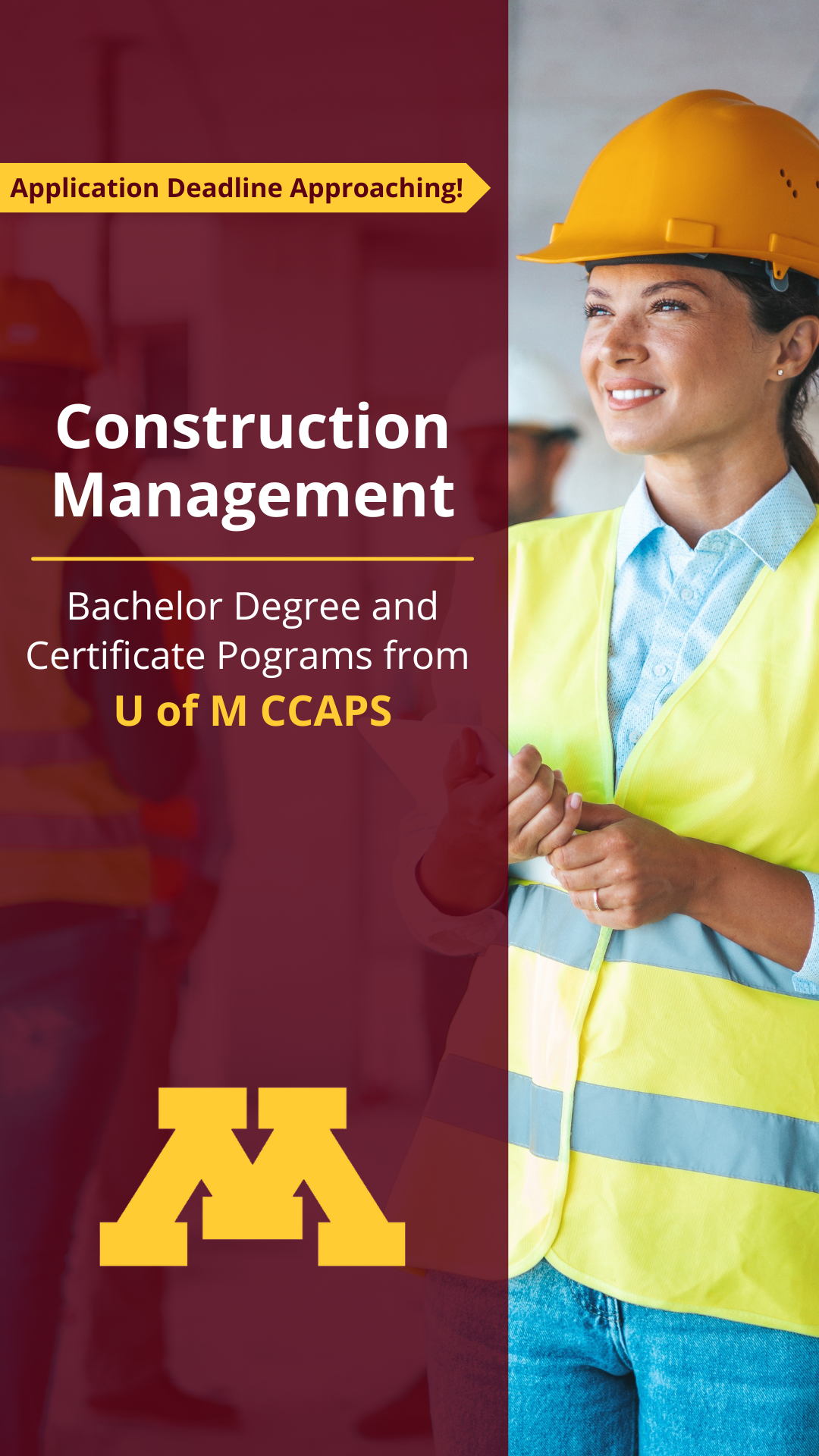 University of Minnesota College of Continuing & Professional Studies Facebook ad