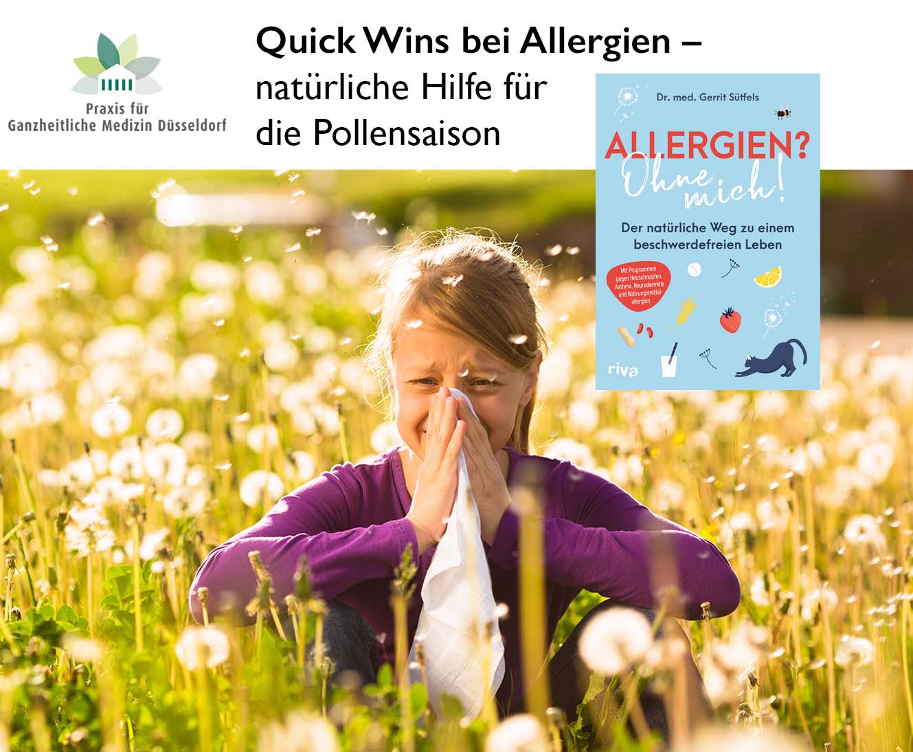 Praxis für Ganzheitliche Medizin Düsseldorf Facebook ad: Quick Wins bei Allergien, natürliche Hilfe für die…