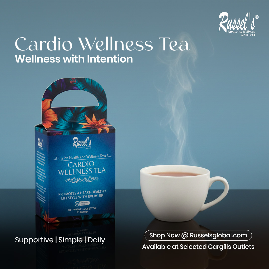 Russel's Wellness Facebook ad: A Cup of Wellness, Made for You