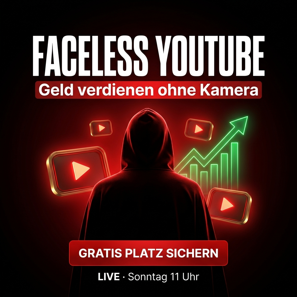 Fynn Röber l YouTube Automation Facebook ad: Live am Sonntag 11Uhr - Sei dabei!