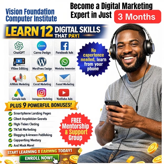 Digital Wealth Secrets Pro Facebook ad: Learn 12 High-Income Digital Skills from Your Phone