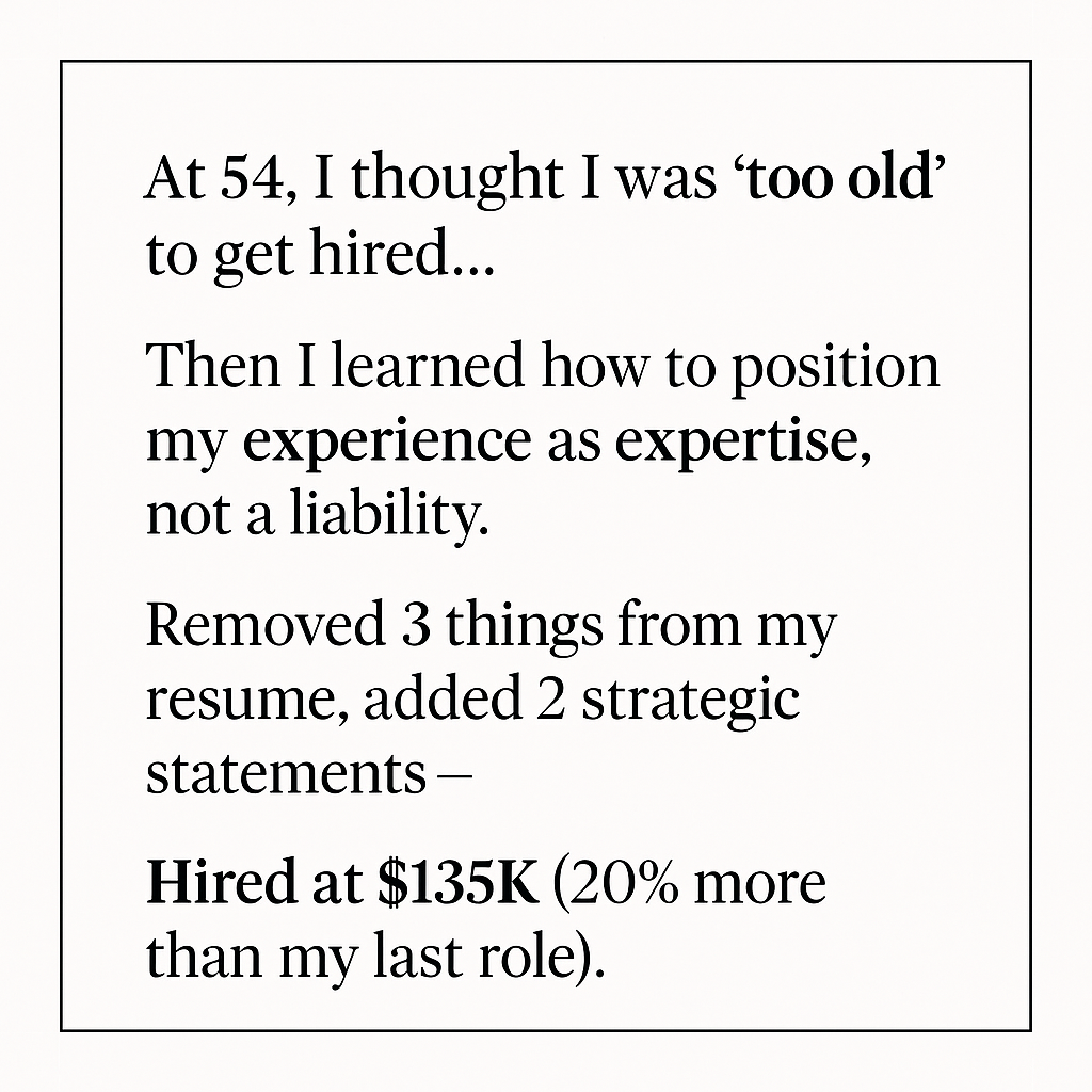 The Job Search School Facebook ad