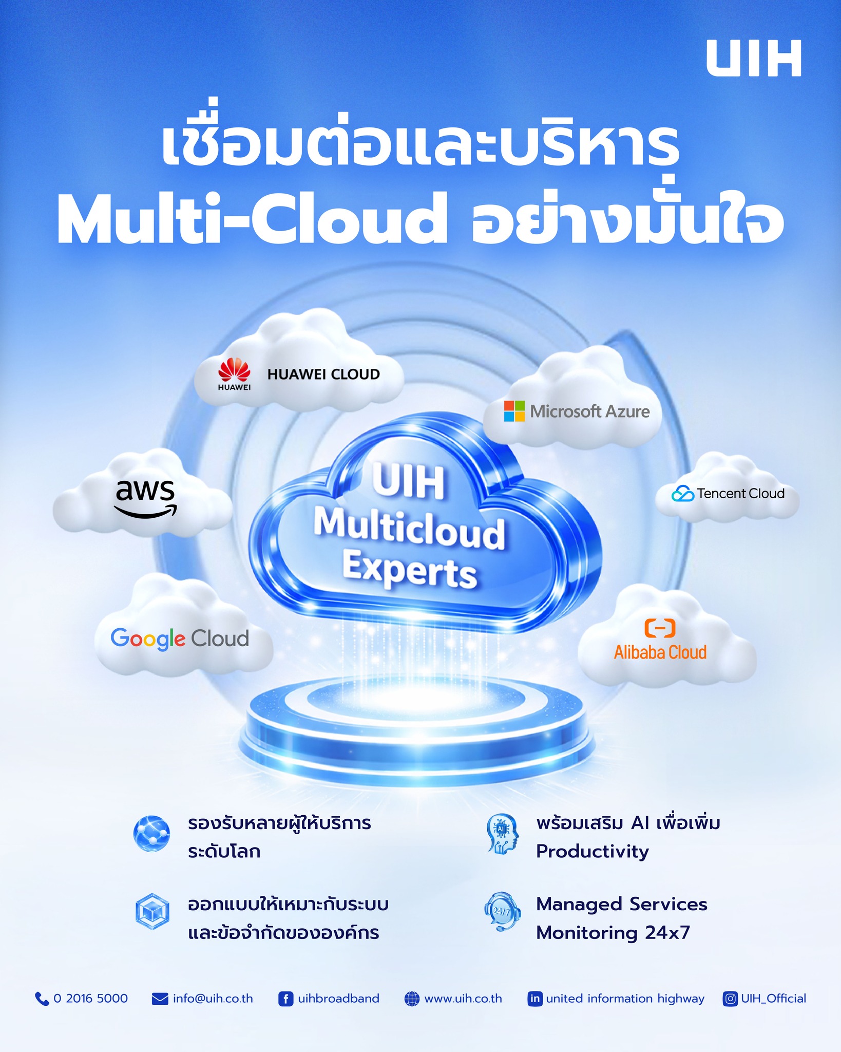 UIH Facebook ad: Multi-Cloud ช่วยให้องค์กรยืดหยุ่นขึ้น แต่ทีม IT…