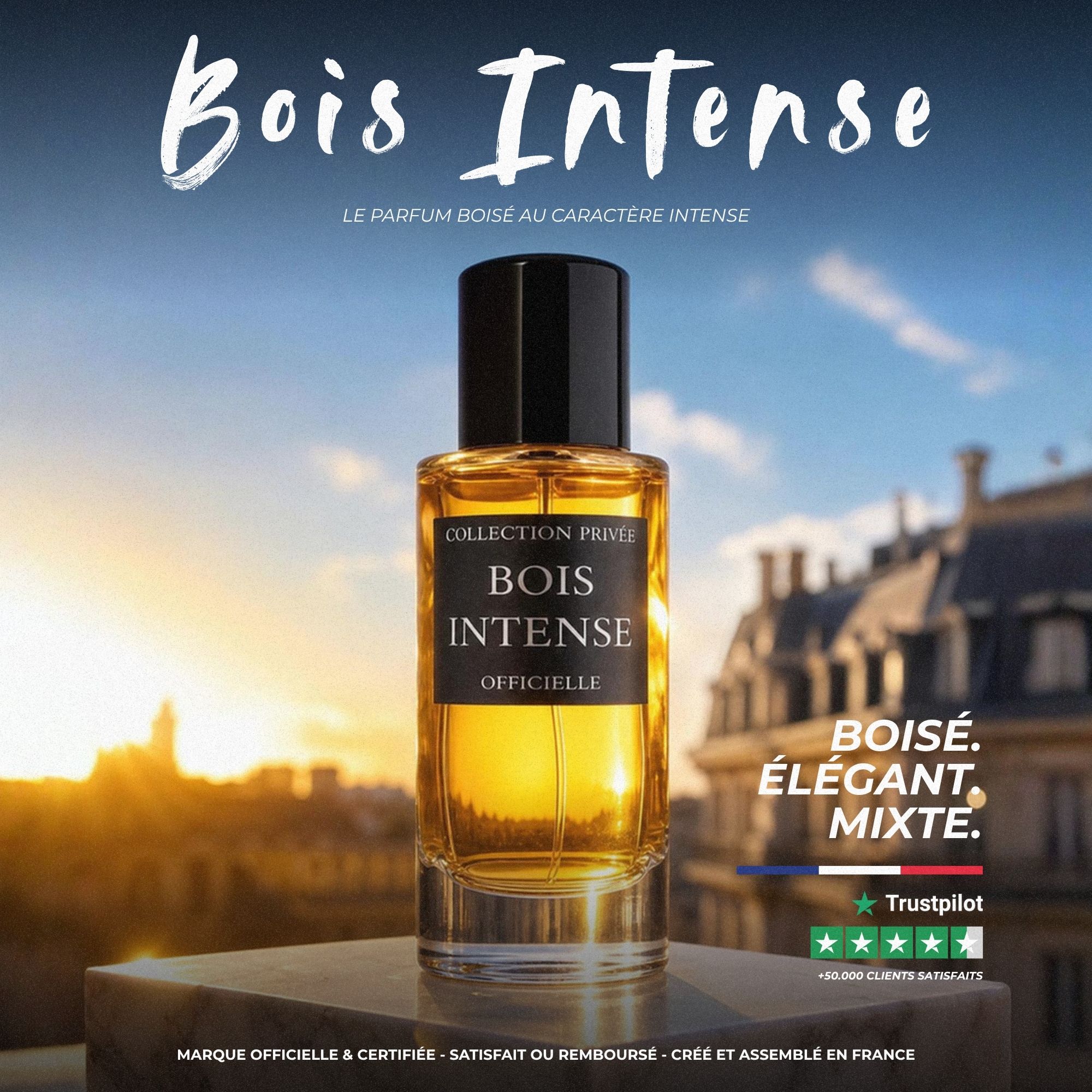 Parfums Collection Privée Facebook ad: Découvrez Bois Intense
