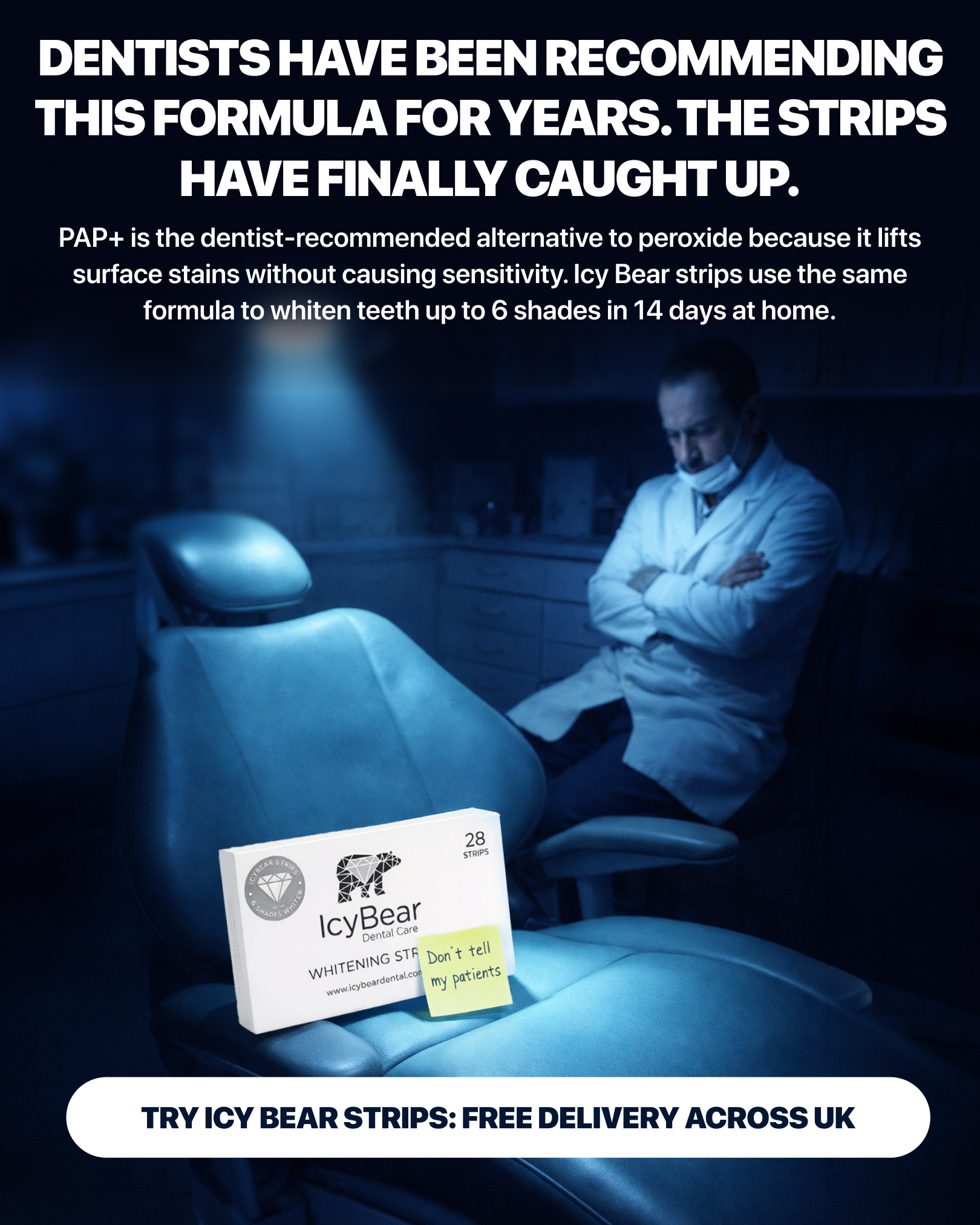 Icy Bear Dental Facebook ad