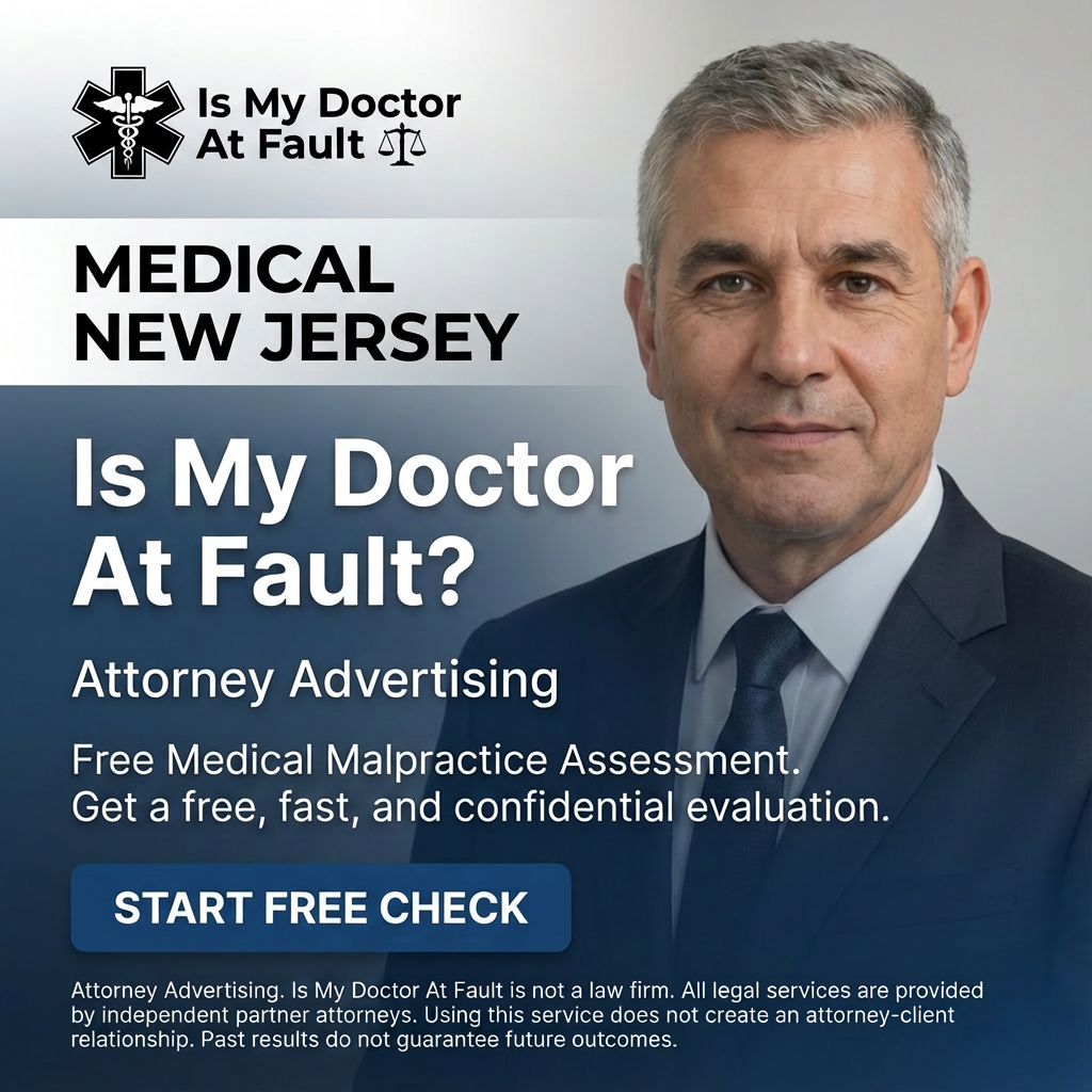 Is My Doctor at Fault New Jersey Facebook ad from Jan 22, 2026