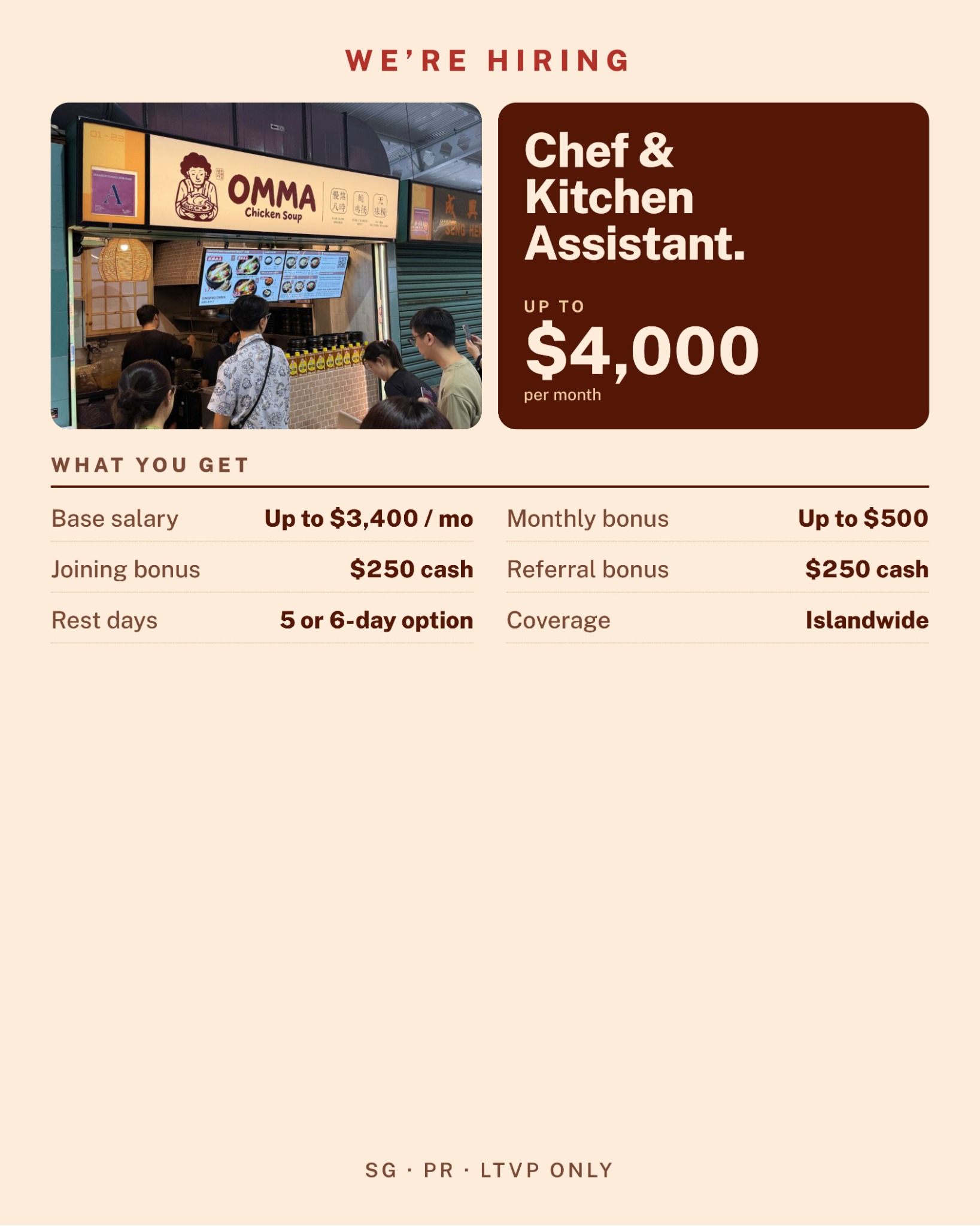 Hansang Foods Facebook ad