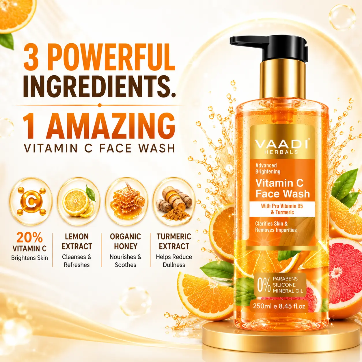 Vaadi Organics Nepal Facebook ad: Glow Brighter, Feel Fresher