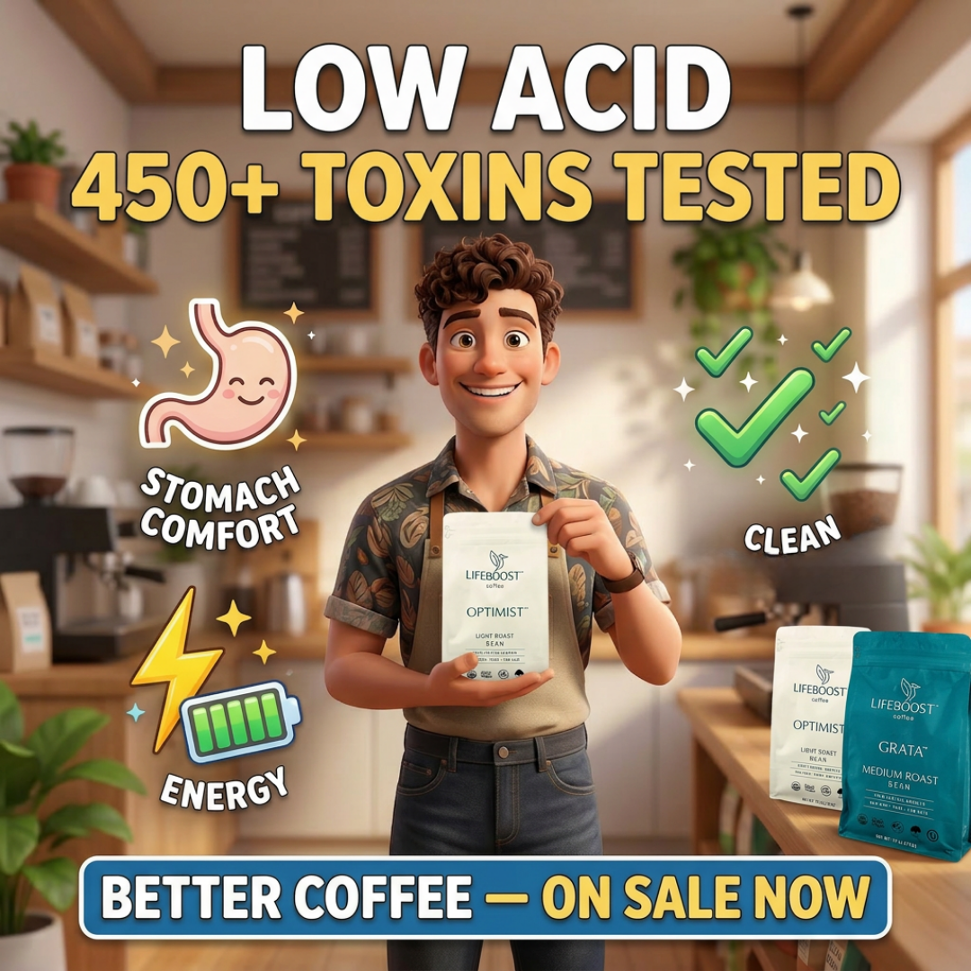 Lifeboost Coffee Facebook ad