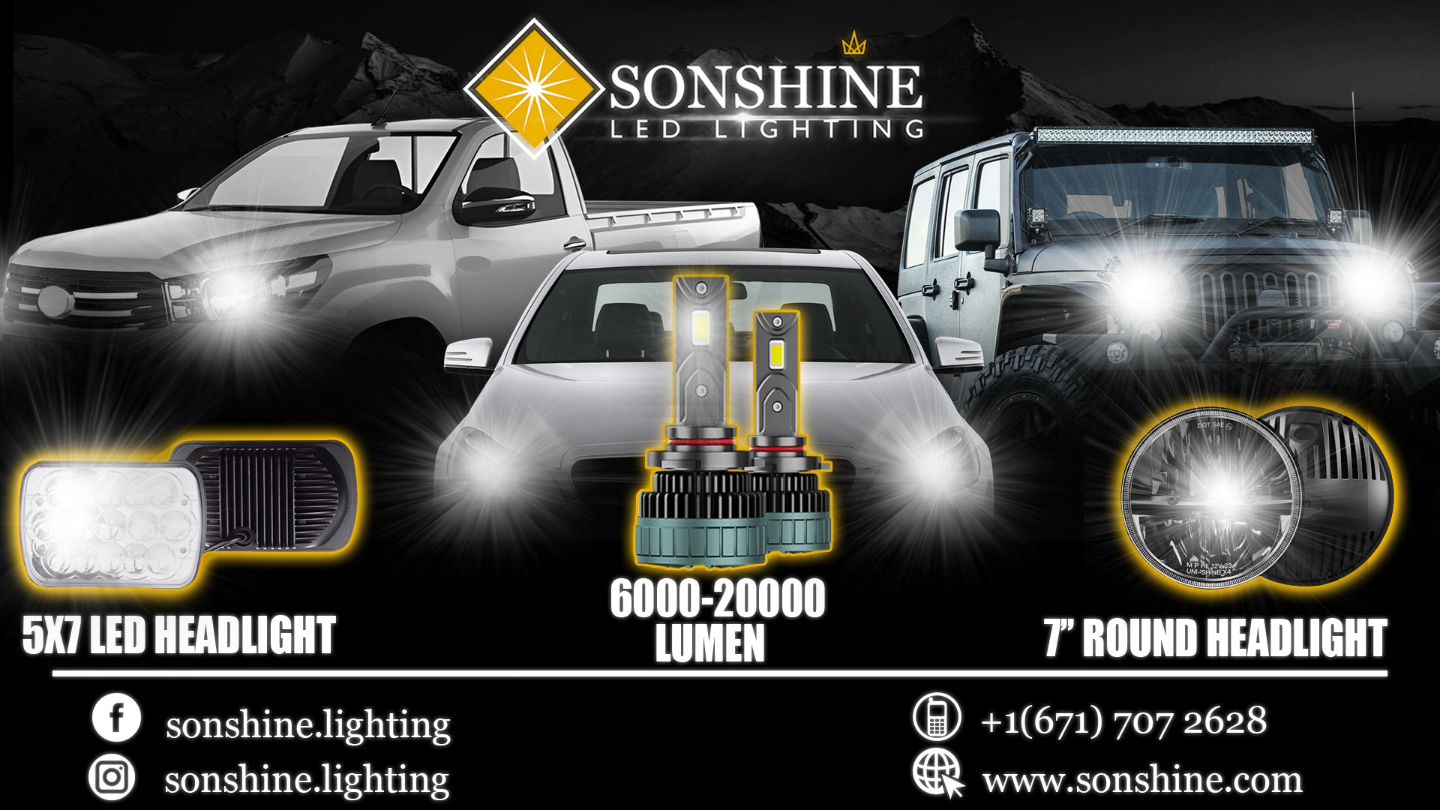 sonshine.lighting Facebook ad: •Led headlight bulbs from 6000-20000 LUMEN