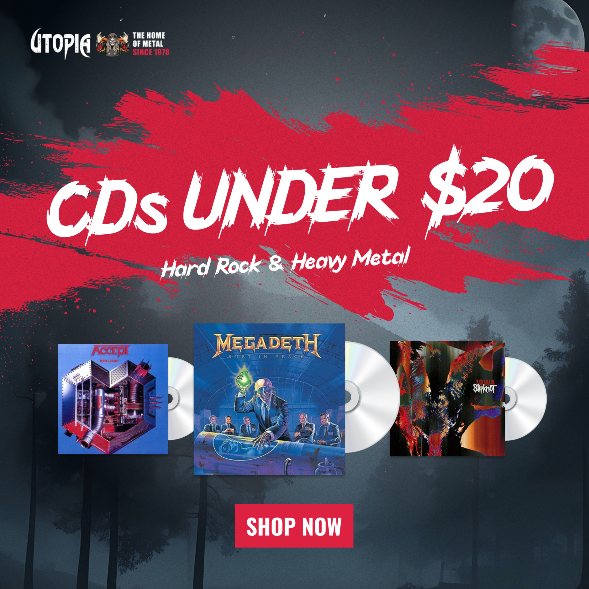 Utopia Records - Home Of Metal Facebook ad
