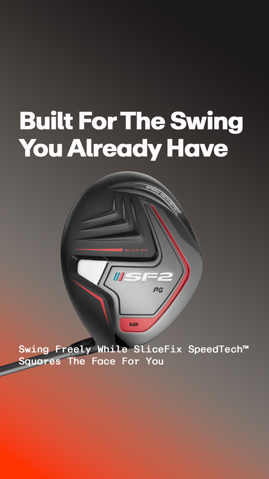 Performance Golf Facebook ad