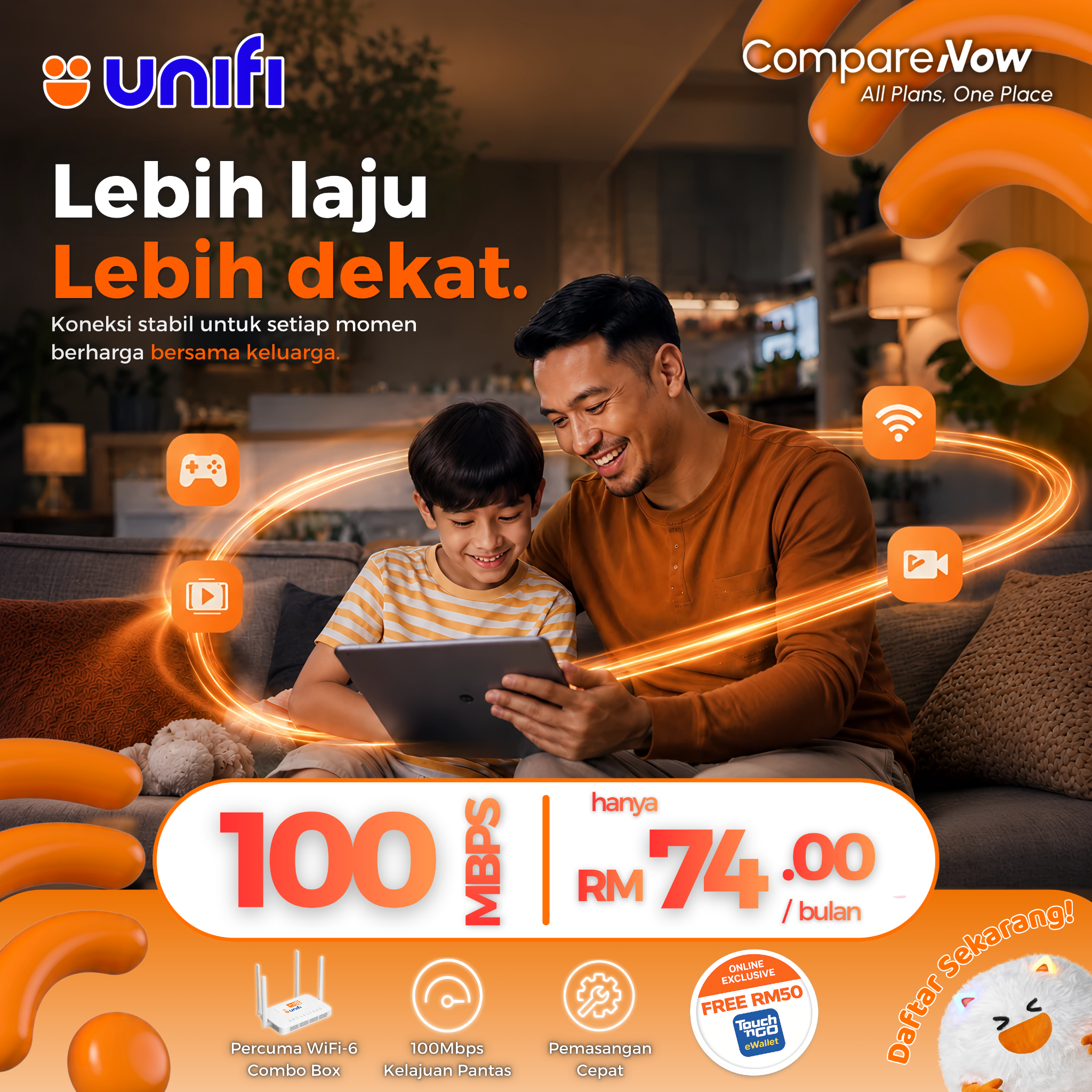 CompareNow Facebook ad