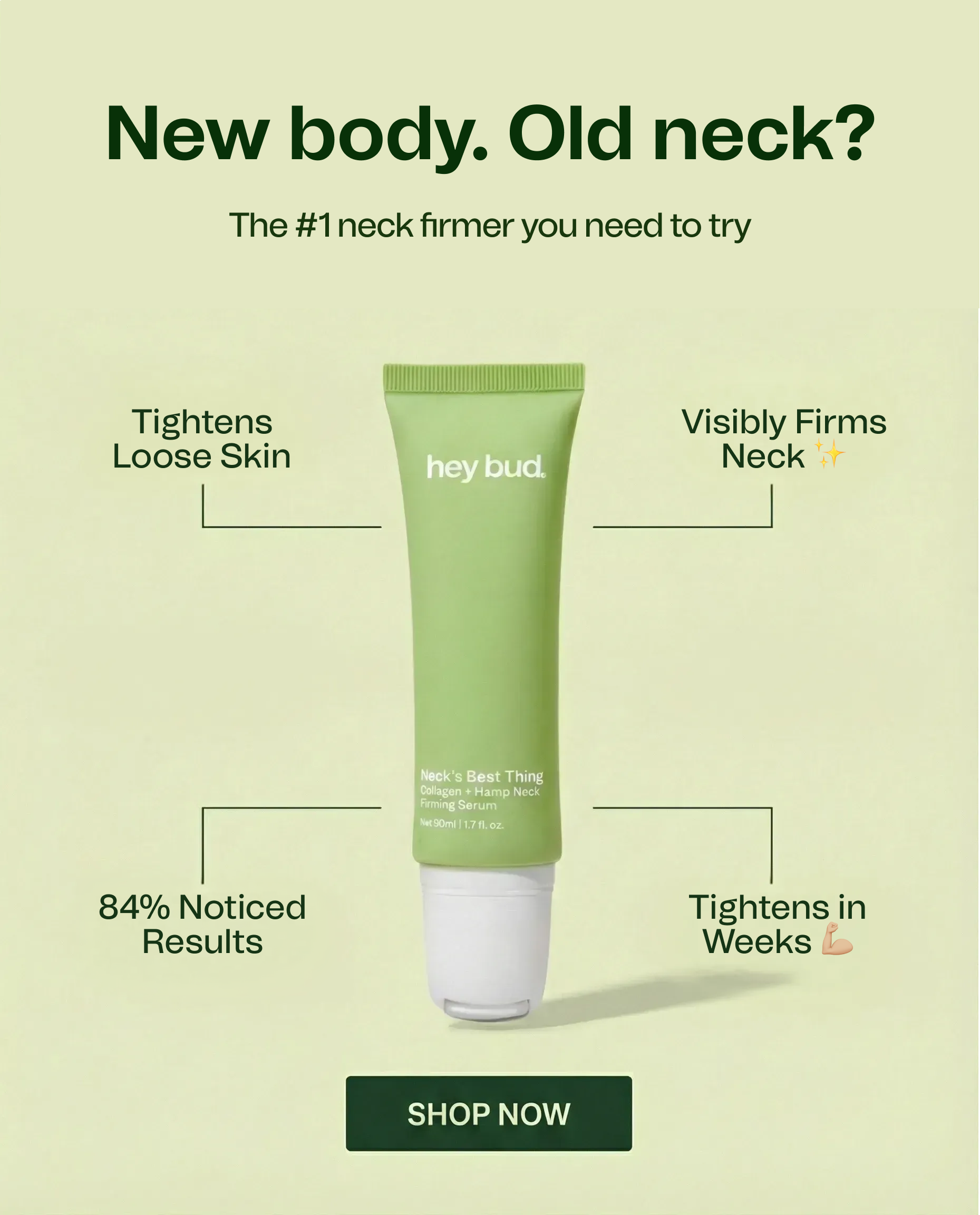 Hey Bud Skincare Facebook ad