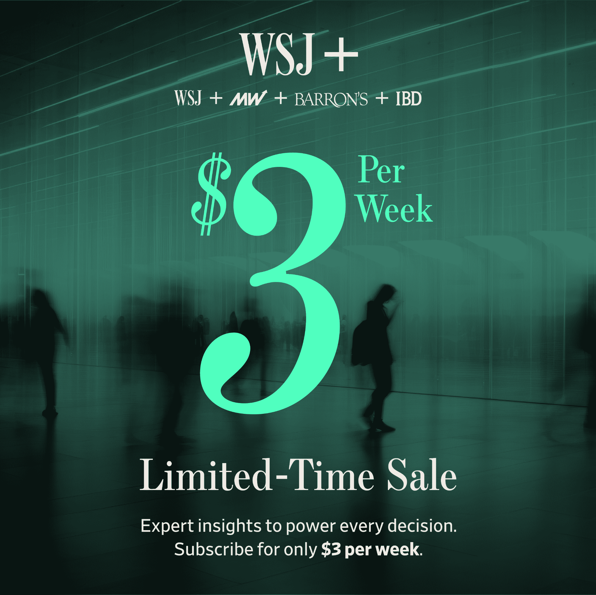 The Wall Street Journal Facebook ad
