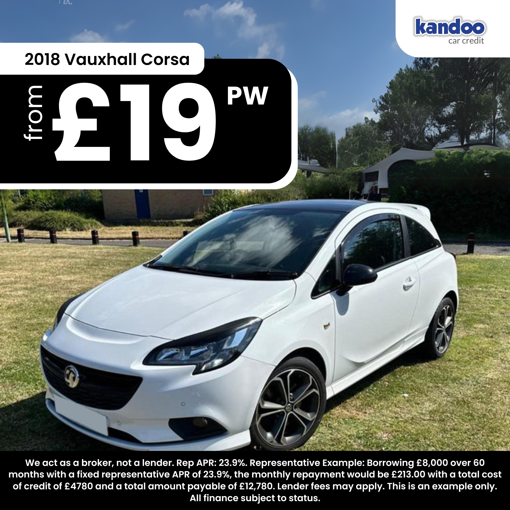 Kandoo Car Credit Facebook ad