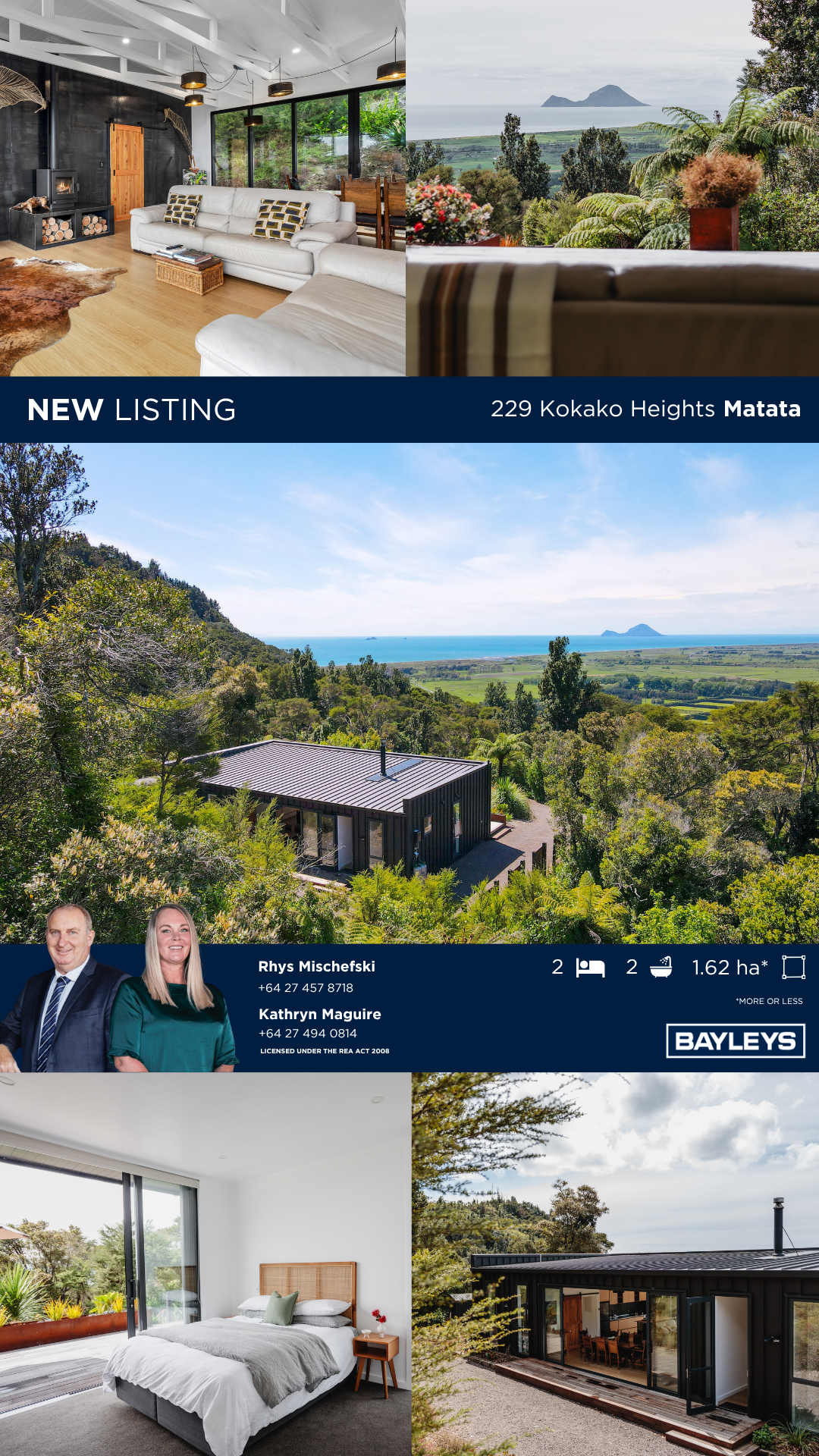 Bayleys Whakatane Facebook ad from Aug 5, 2026