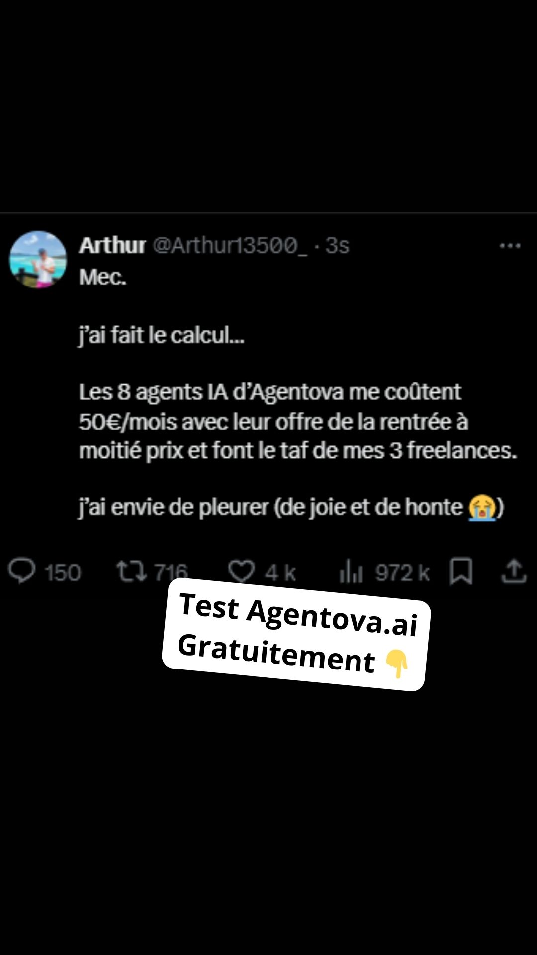 Agentova.ai Facebook ad