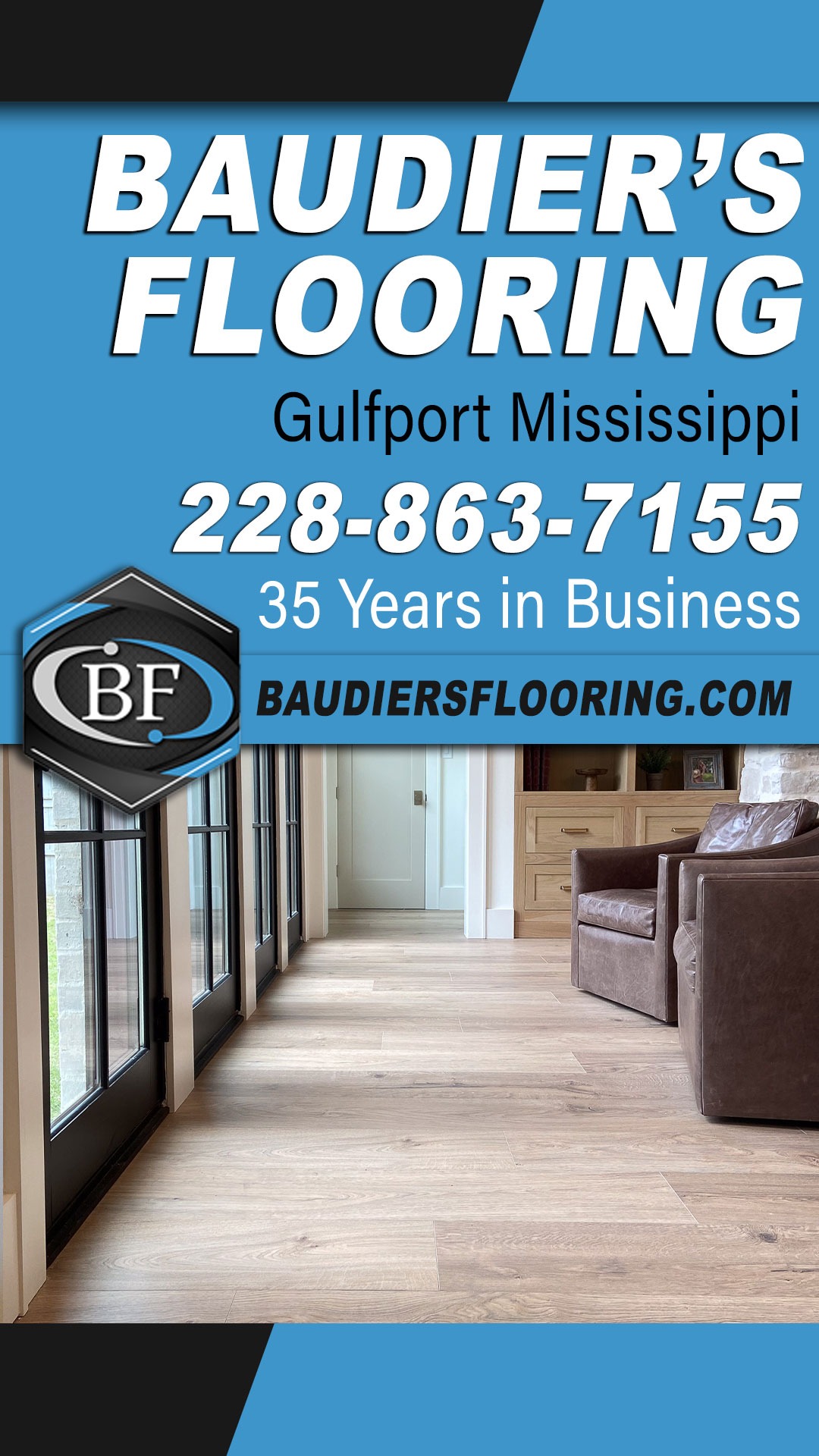 Baudier's Flooring & Design Co Facebook ad