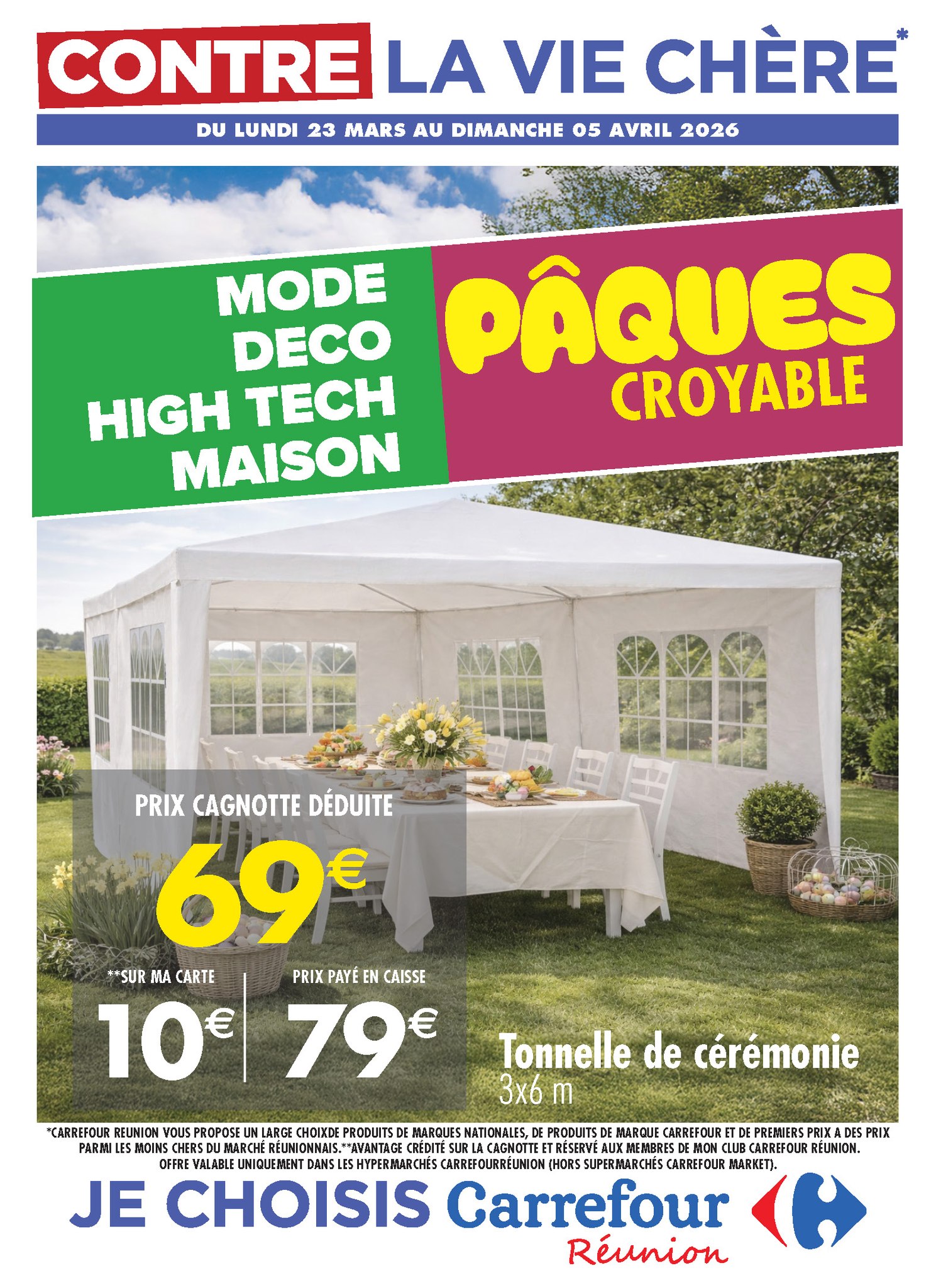 Carrefour Réunion Facebook ad