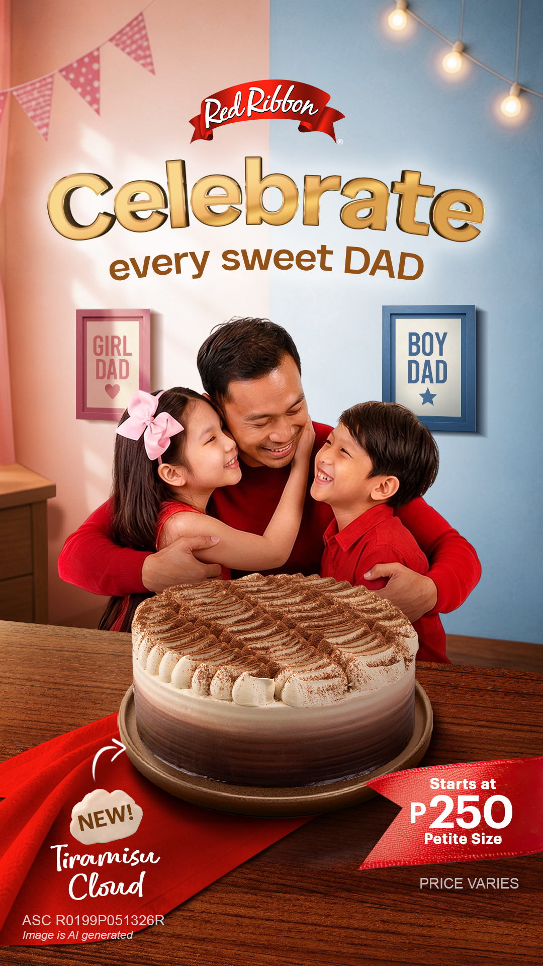 Red Ribbon Bakeshop Facebook ad from May 30, 2026