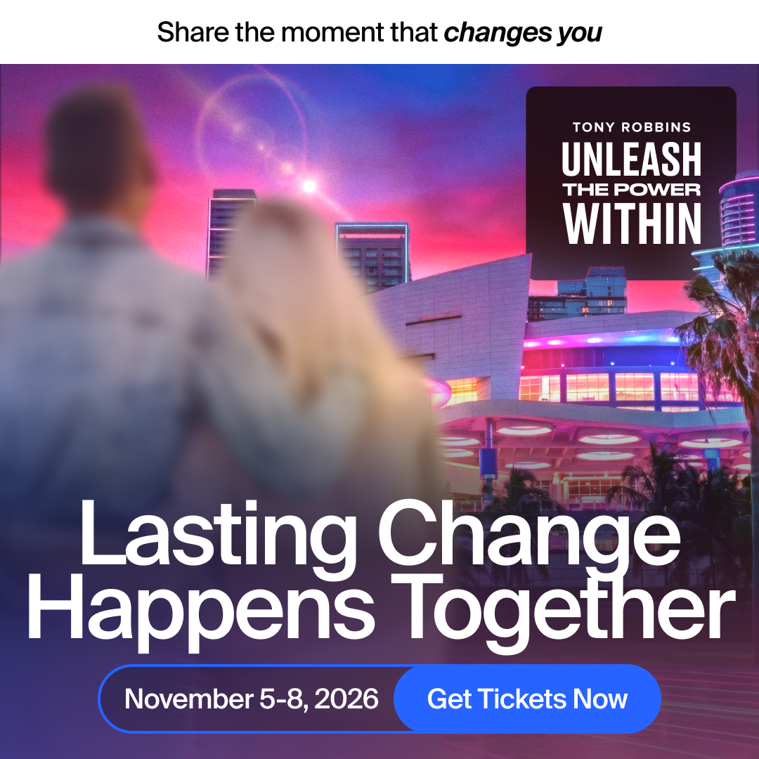 Tony Robbins Facebook ad