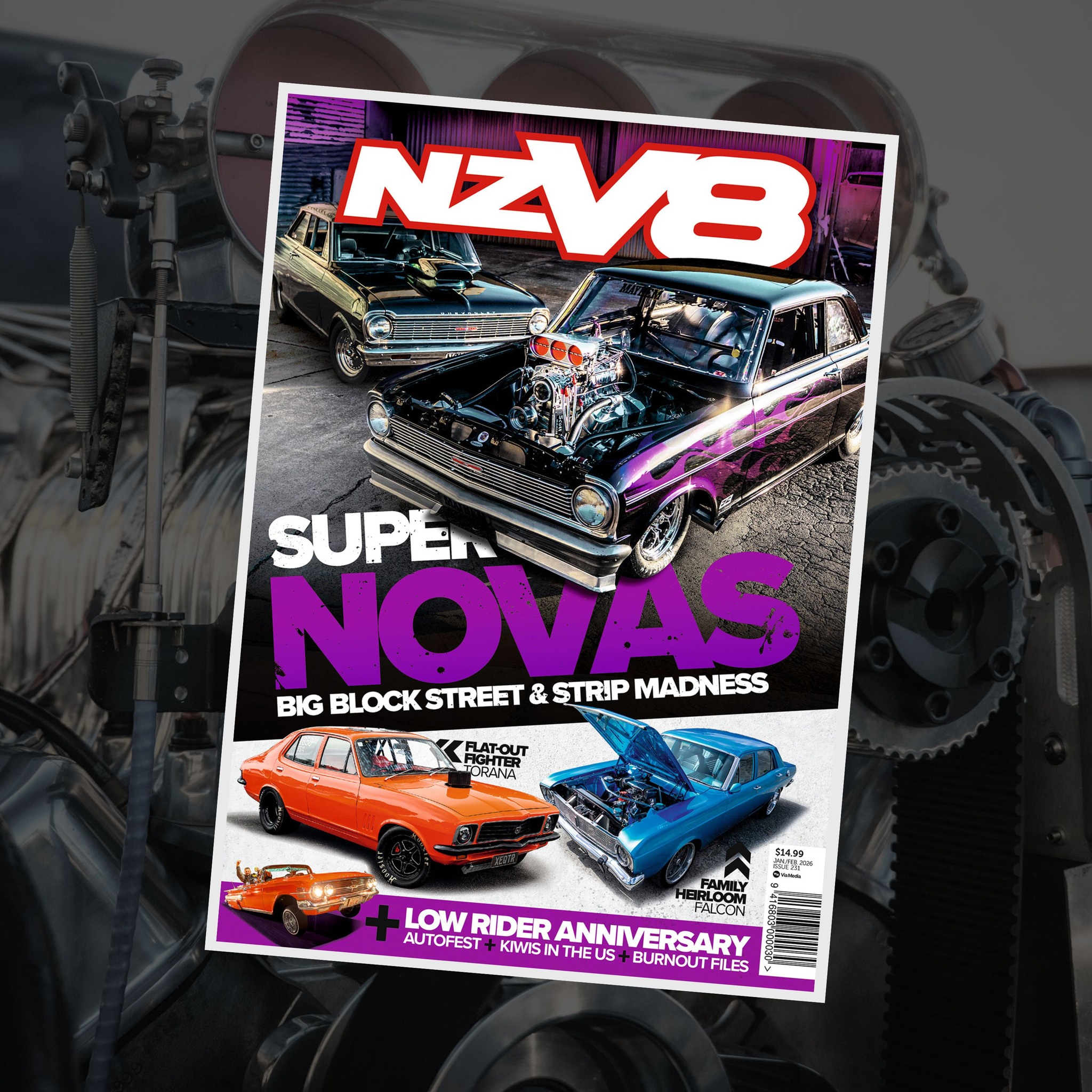 NZV8 Magazine Facebook ad: NZV8 has landed for Jan/Feb 2026, so what's…