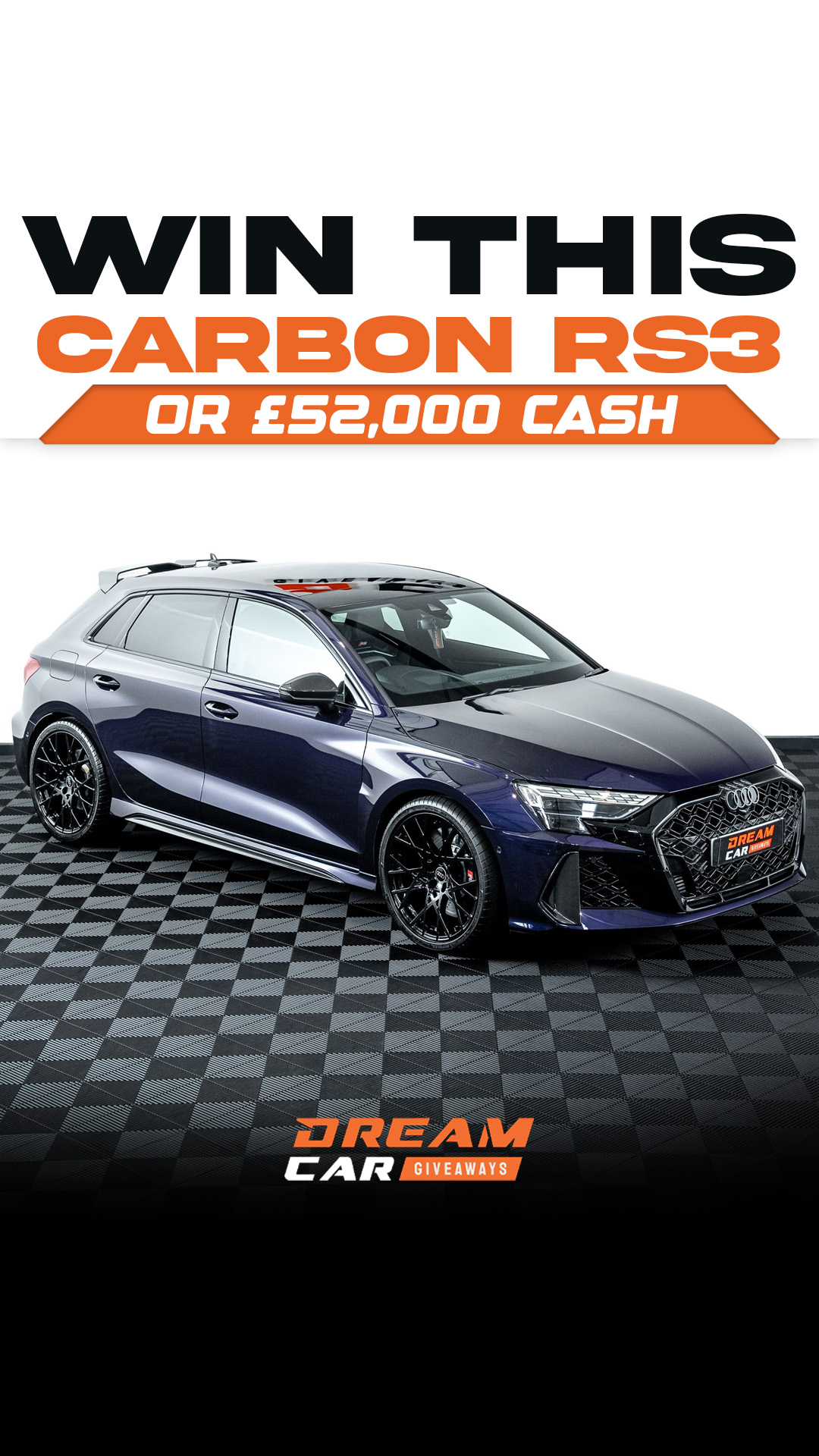Dream Car Giveaways Facebook ad