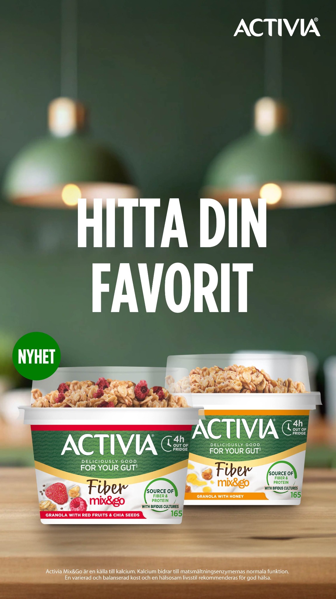 Activia Nordics Facebook ad from Feb 23, 2026