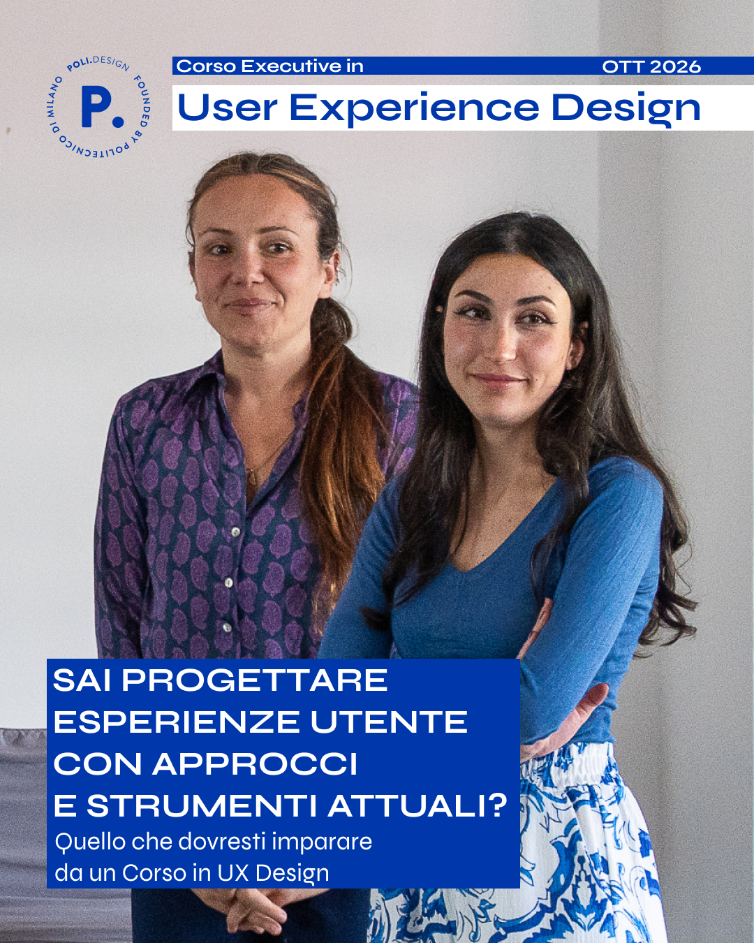 POLI.design Facebook ad: Sapresti progettare l’esperienza utente del futuro?