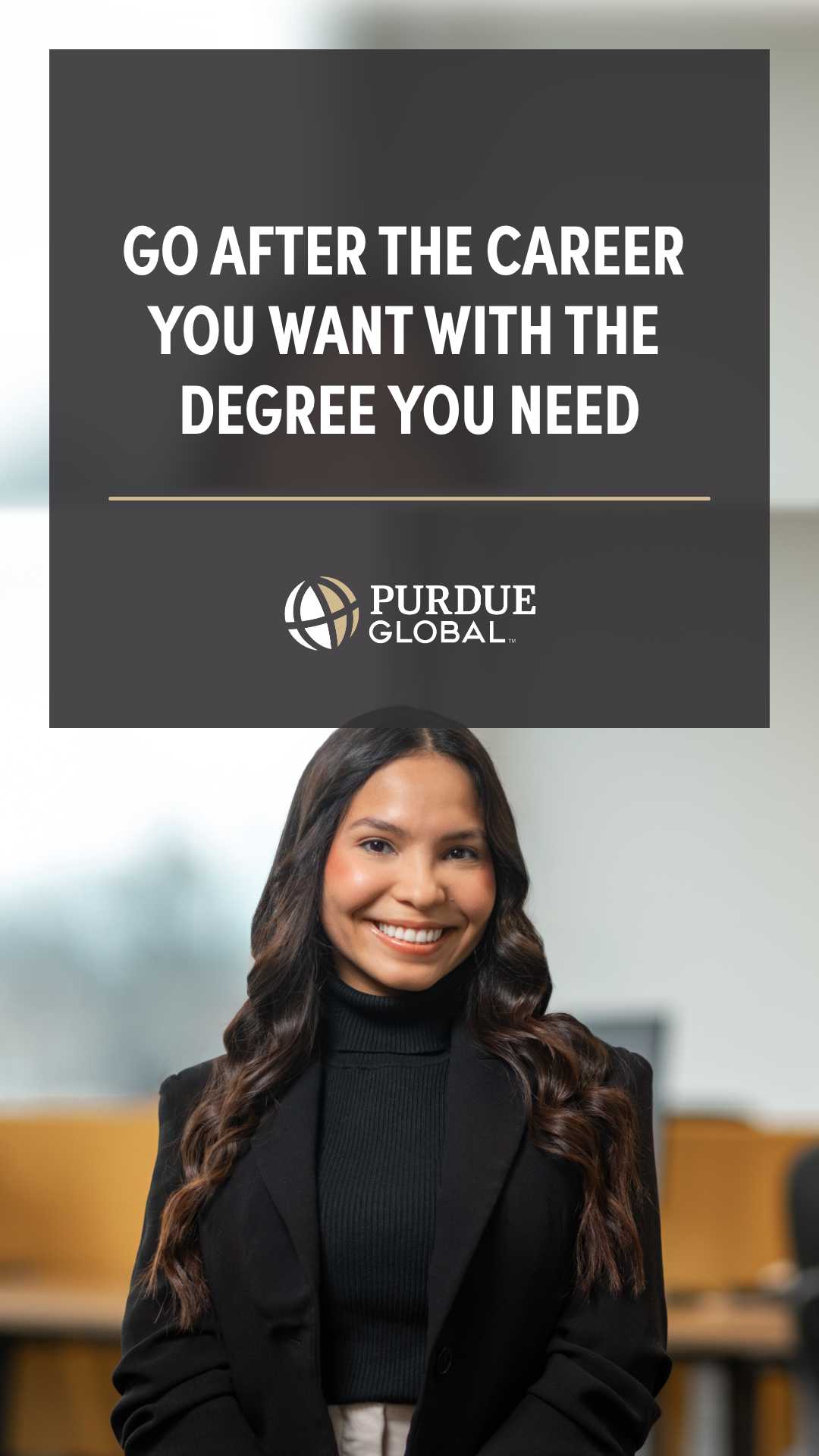 Purdue Global Facebook ad