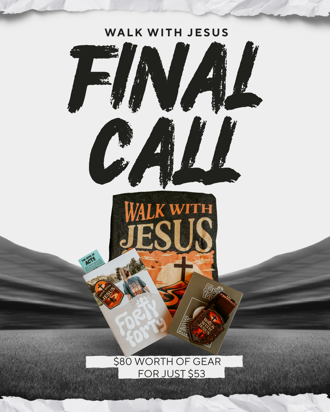 Forty Forty Challenge-Virtual Run/Walk Facebook ad