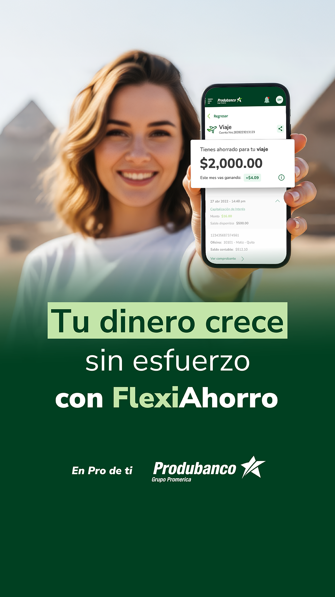 Produbanco - Grupo Promerica Facebook ad from Feb 19, 2026
