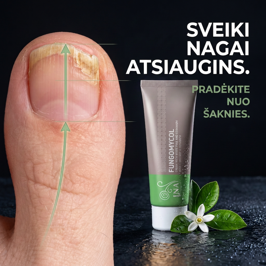 InaEssentials.lt - Organinė Kosmetika Facebook ad: Sveikas nagas atauga nuo šaknies